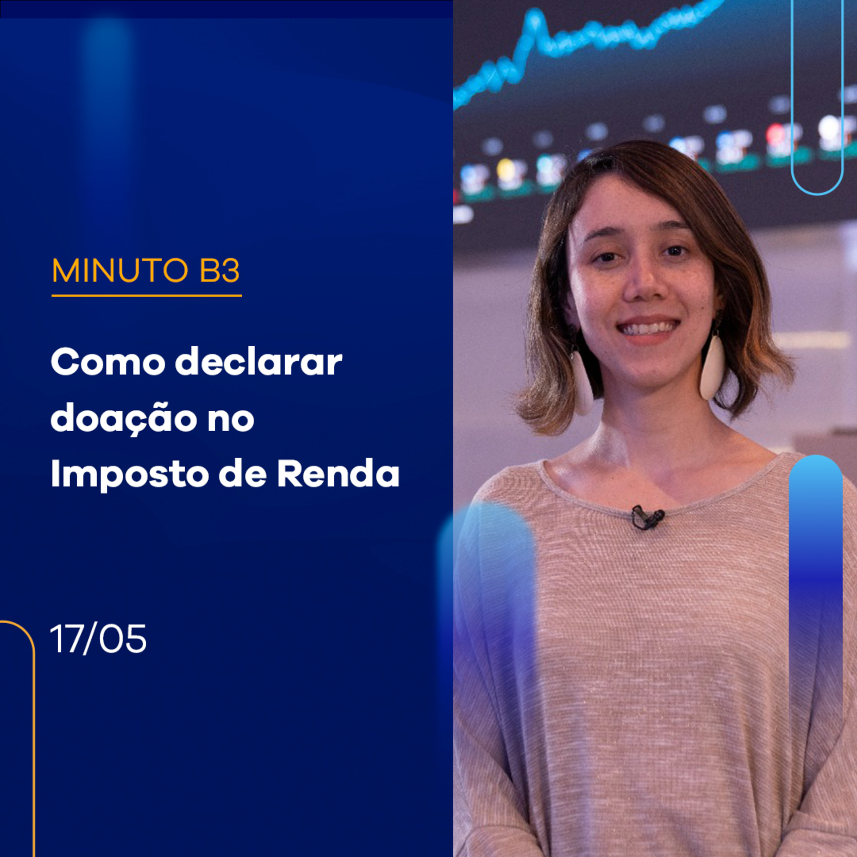Como declarar doação no Imposto de Renda – Minuto B3 – 17/05/2023 episode artwork
