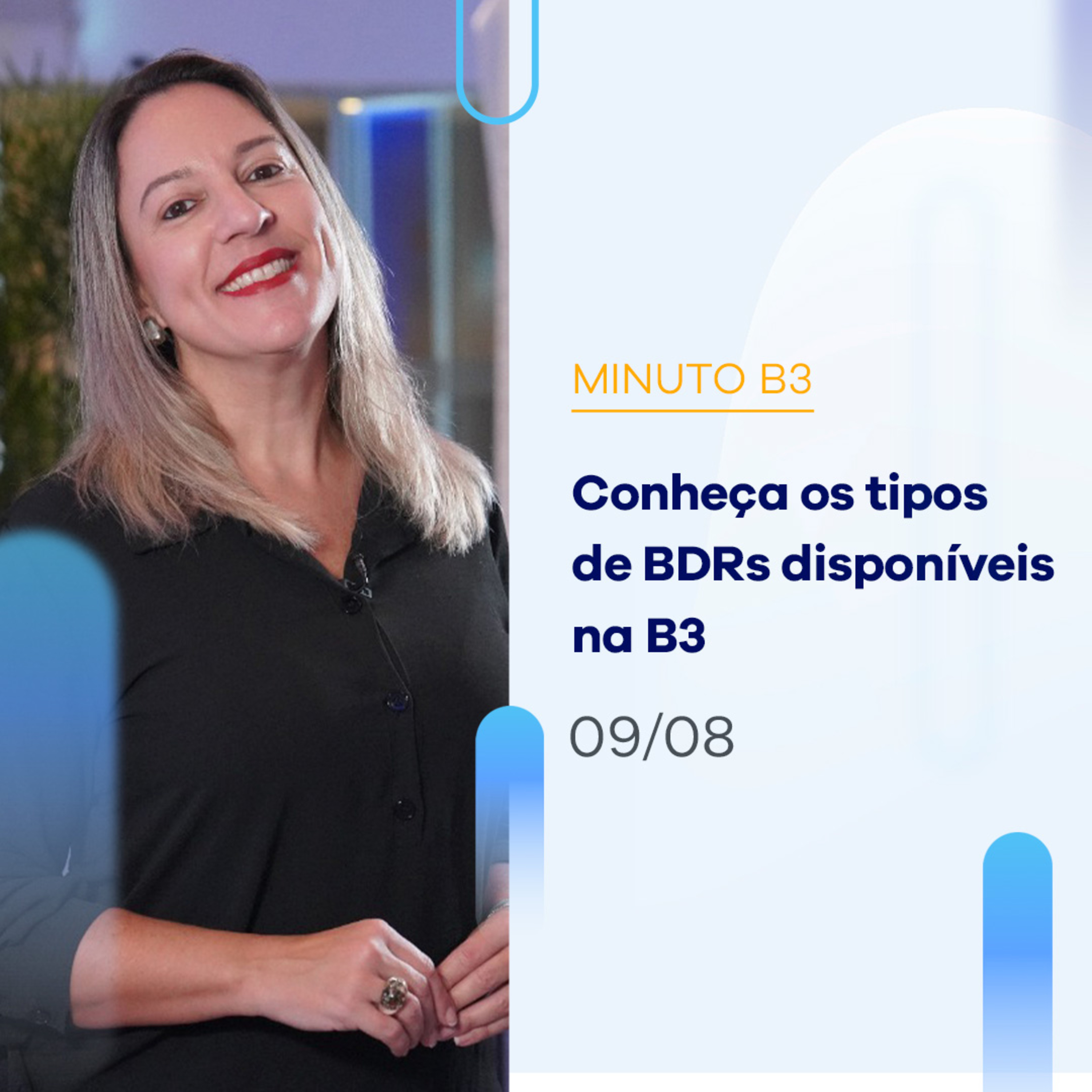 Conheça os tipos de BDRs disponíveis na B3 | Minuto B3 – 09/08/2023 episode artwork