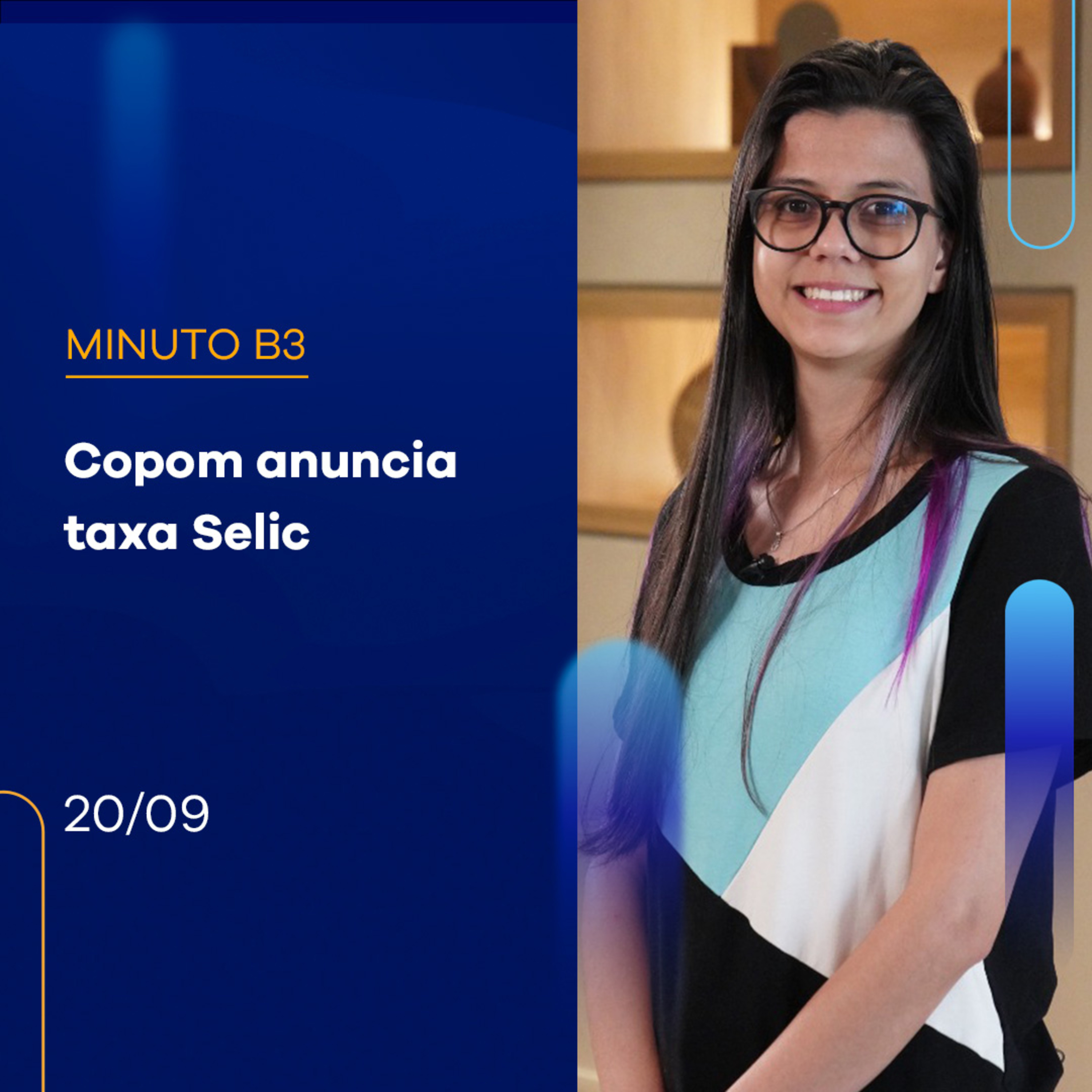 Copom anuncia taxa Selic em 12,75% - Minuto B3 – 20/09/23 episode artwork