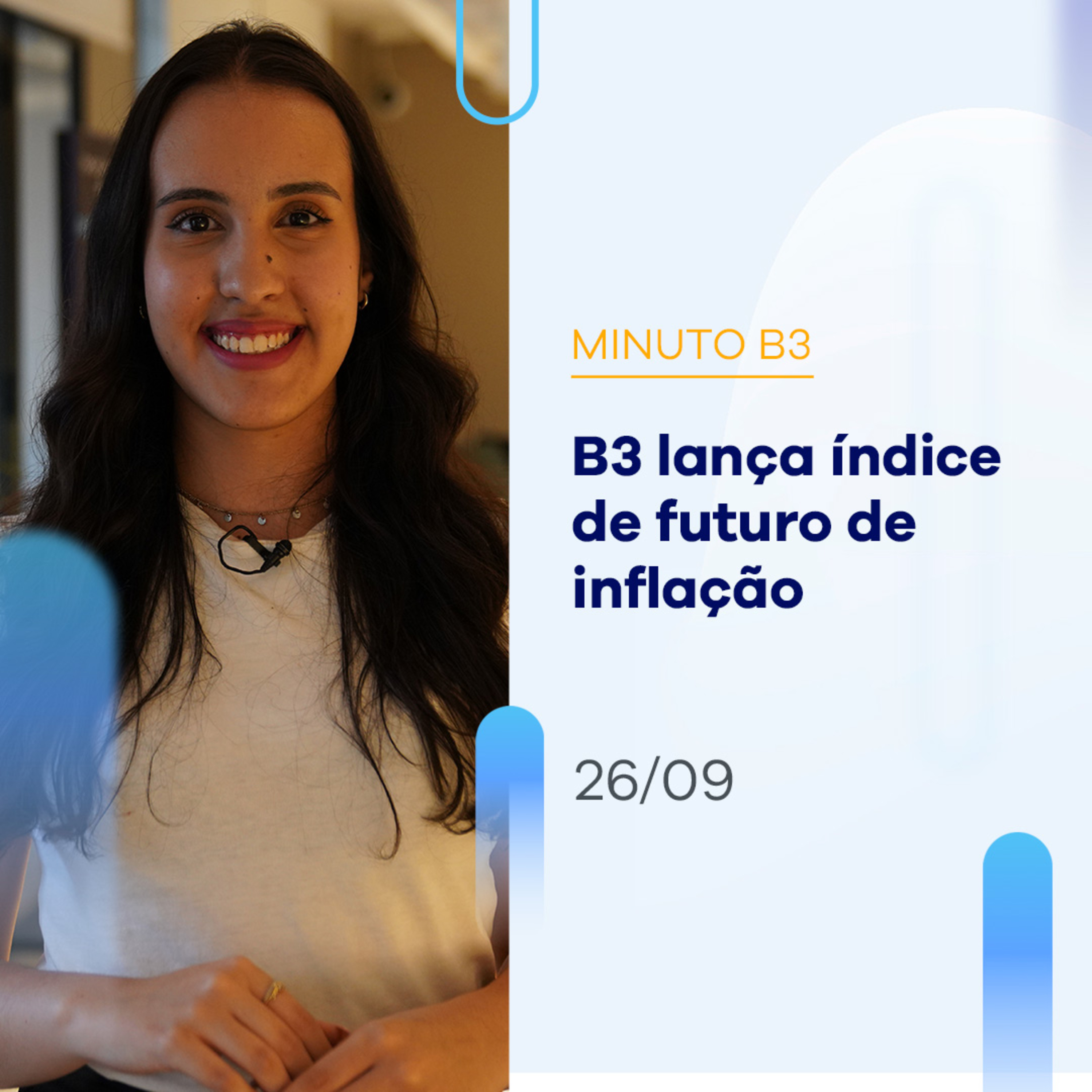 B3 lança índice de futuro de inflação | Minuto B3 - 26/09/2023 episode artwork