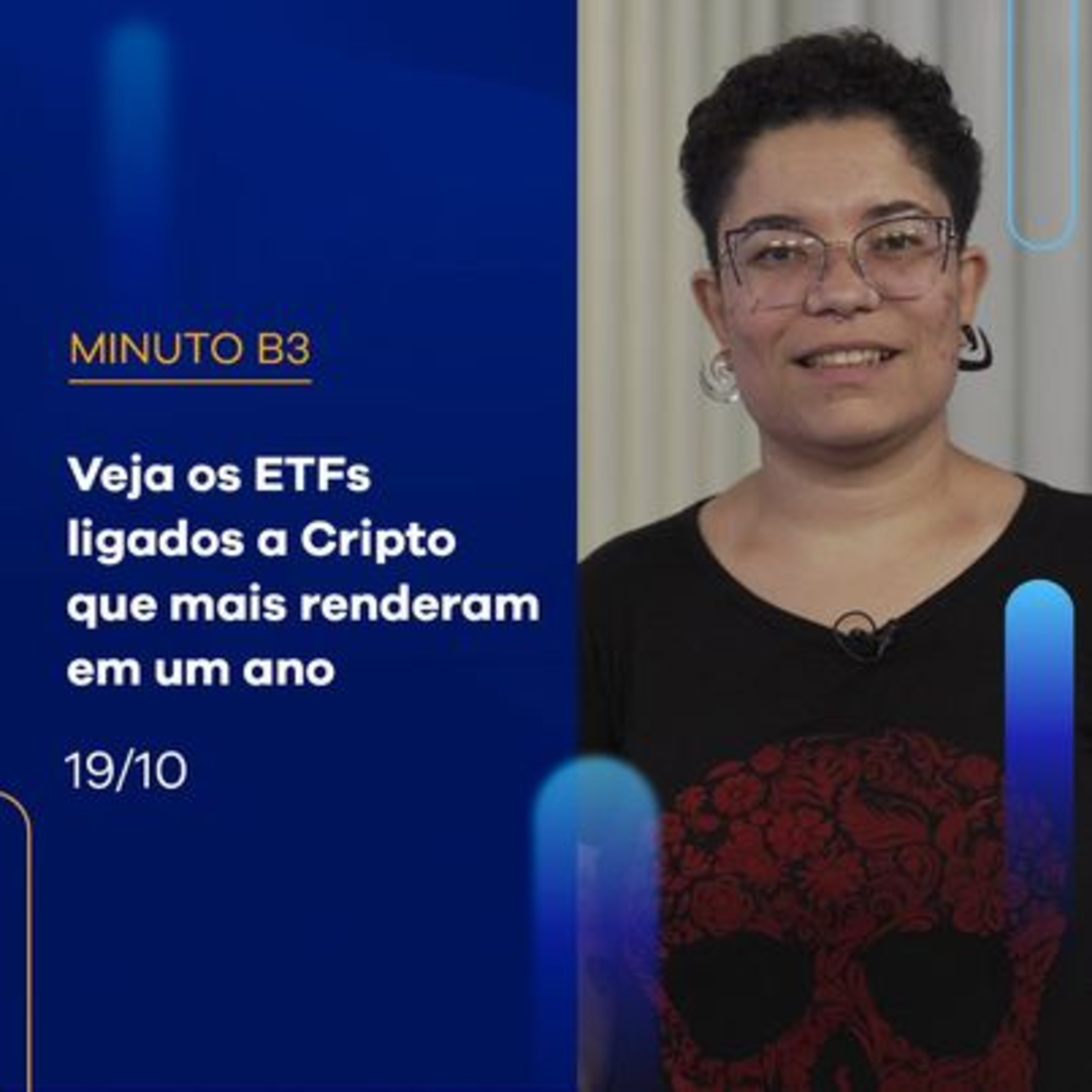 Veja os ETFs ligados a cripto que mais renderam em um ano | Minuto B3 – 19/10/2023 episode artwork