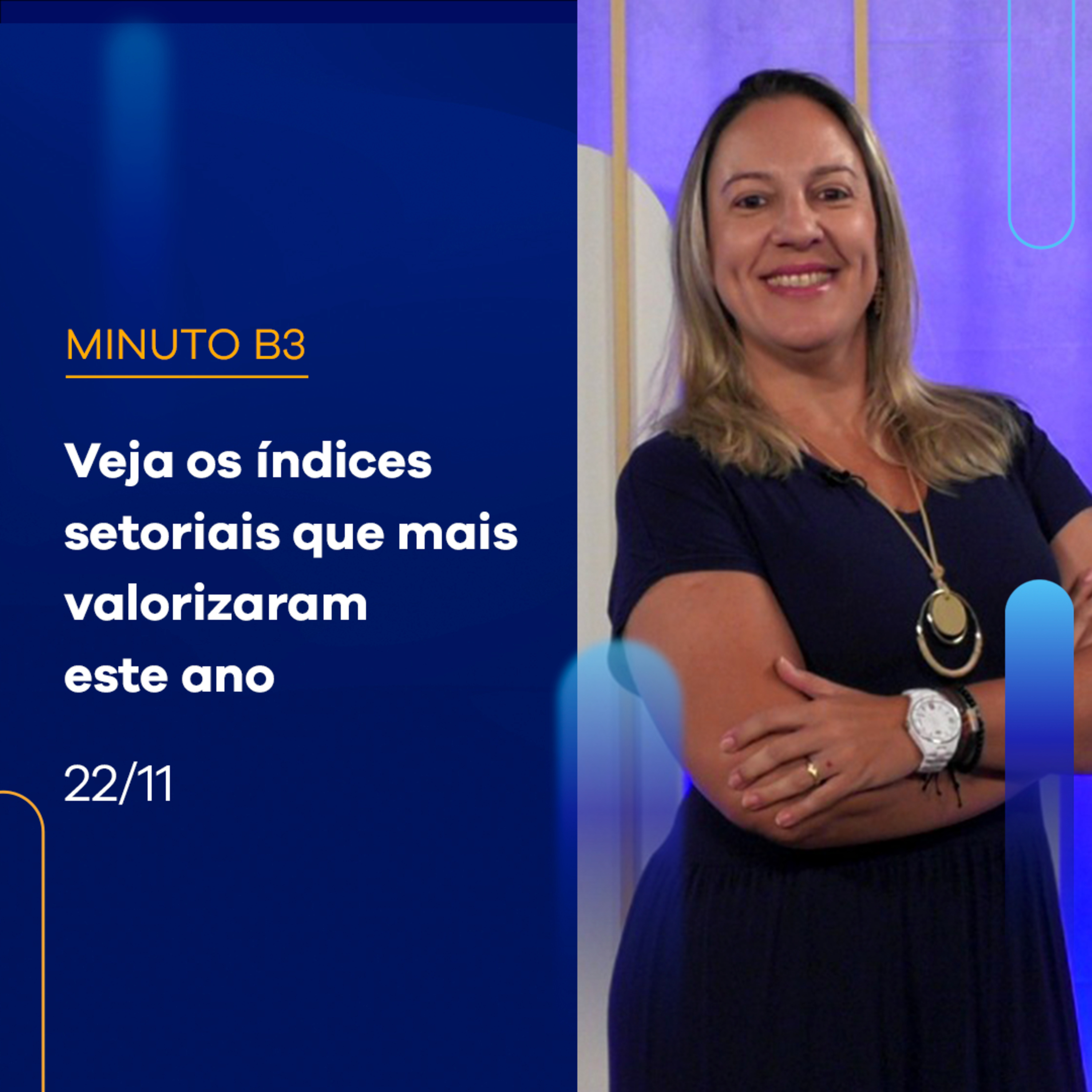 Veja os índices setoriais que mais valorizaram este ano | Minuto B3 - 22/11/2023 episode artwork