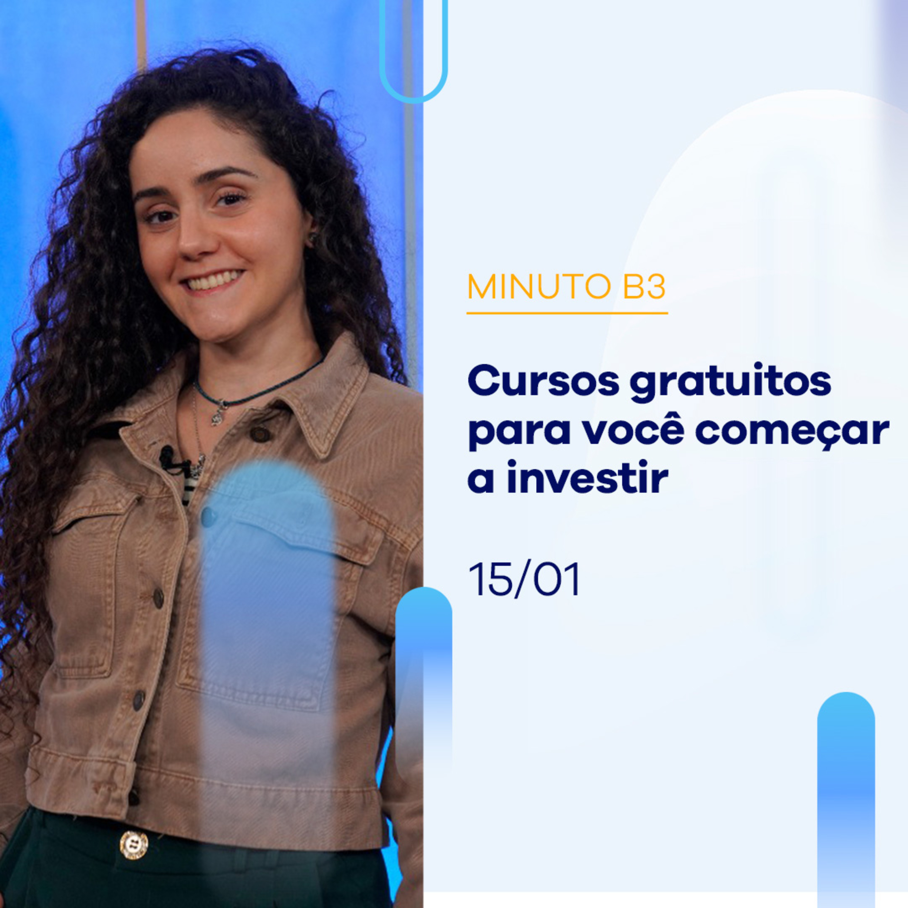 Cursos gratuitos para você começar a investir | Minuto B3 - 15/01/2024 episode artwork