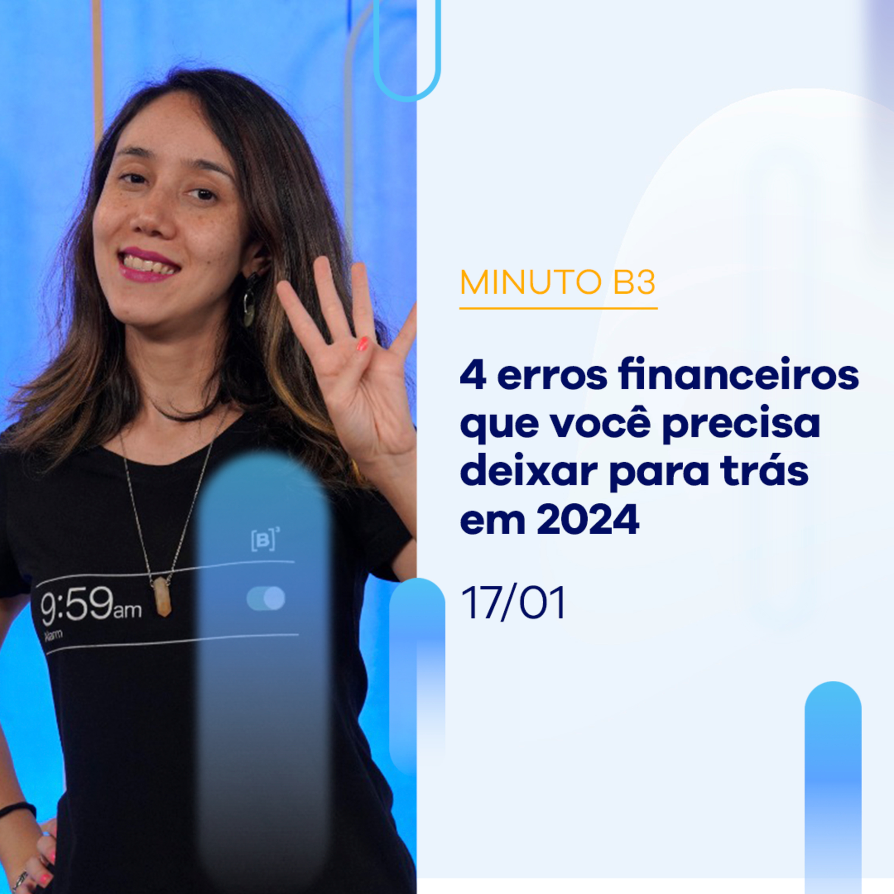 Produtos de captação bancária crescem de 20% | Minuto B3 - 17/01/2024 episode artwork