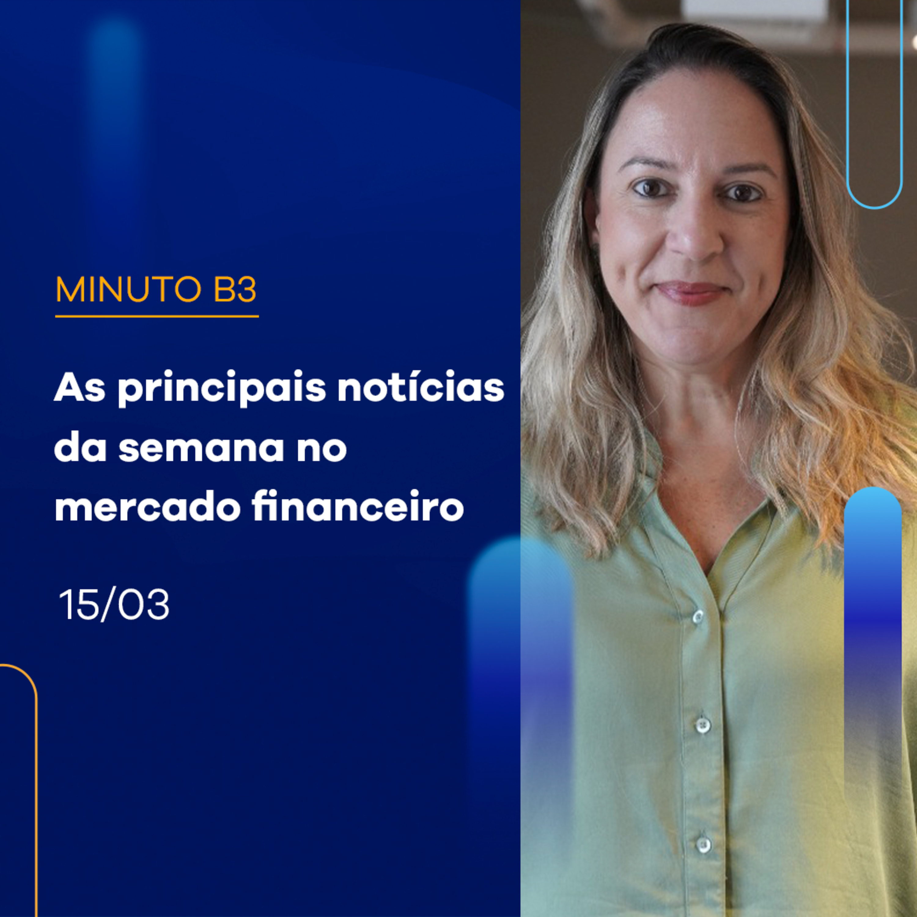 Ibovespa fechou o dia com baixa de -0,74%; No acumulado da semana, baixa de -0,26% | Minuto B3 - 15/03/2024 episode artwork