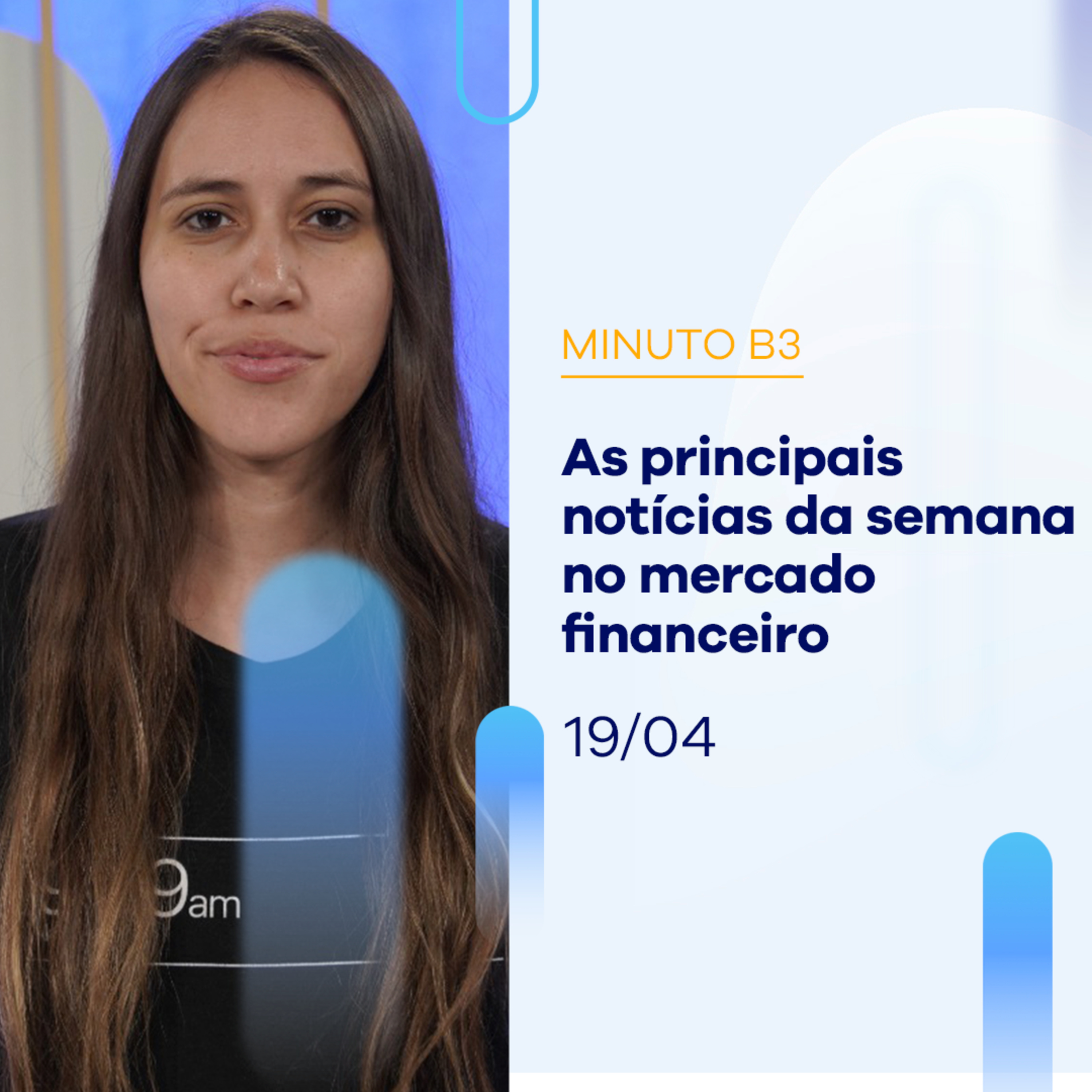 Ibovespa fechou o dia com alta de 0,75%; No acumulado da semana, baixa de -0,65% | Minuto B3 - 19/04/2024 episode artwork