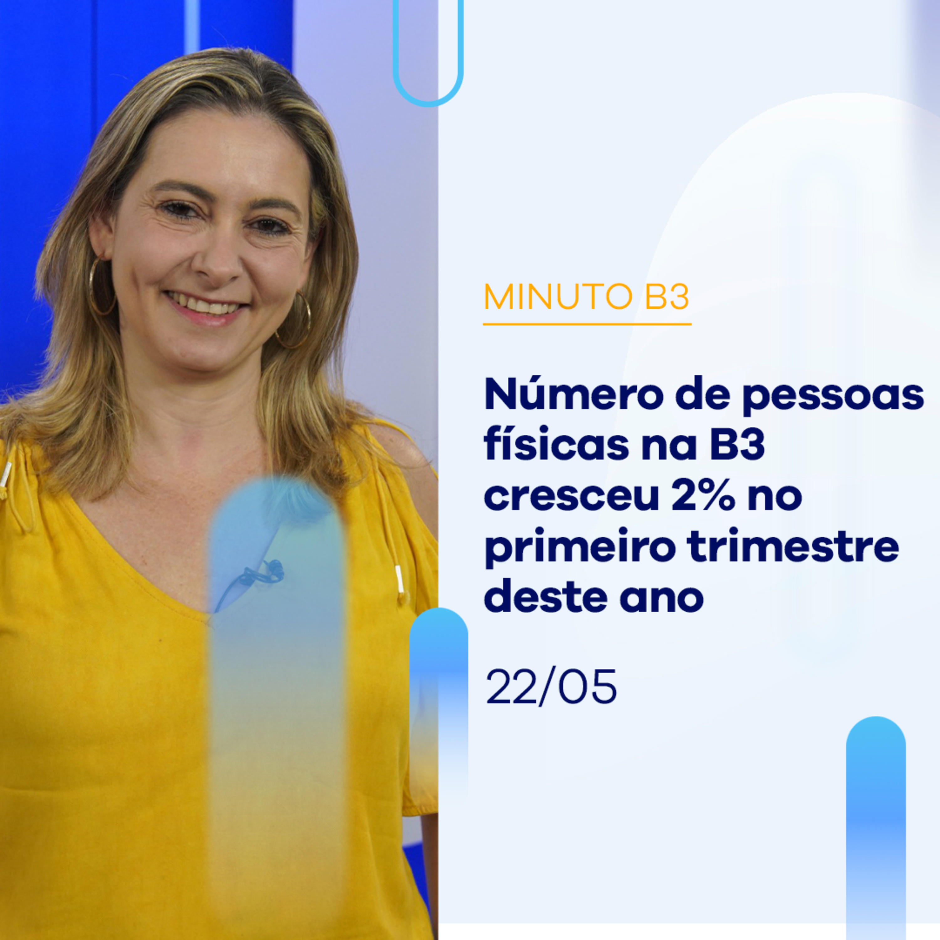 B3 atingiu a marca de 19,4 milhões de investidores pessoas físicas | Minuto B3 - 22/05/2024 episode artwork