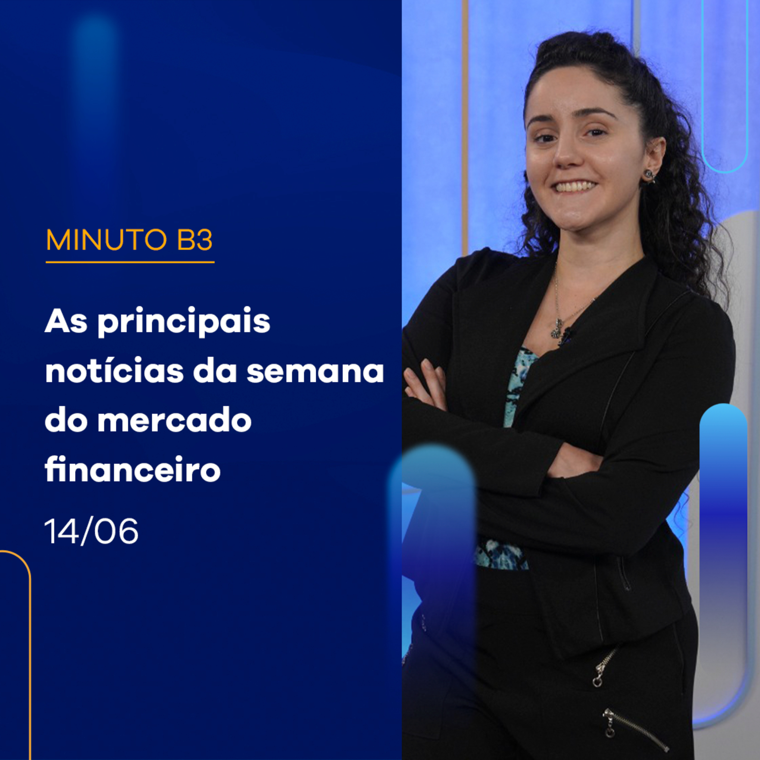 Ibovespa fechou o dia com alta de 0,08%; No acumulado da semana, baixa de -0,92% | | Minuto B3 - 14/06/2024 episode artwork