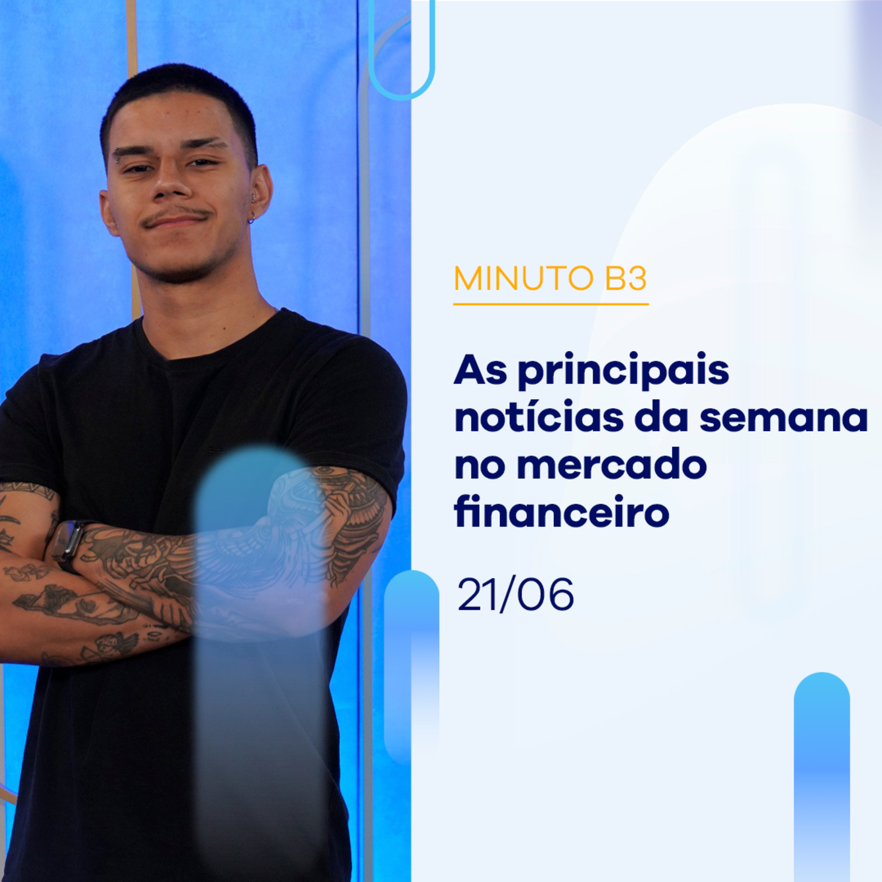 Ibovespa fechou o dia com alta de 0,74%; No acumulado da semana, alta de 1,40% | Minuto B3 - 21/06/2024 episode artwork