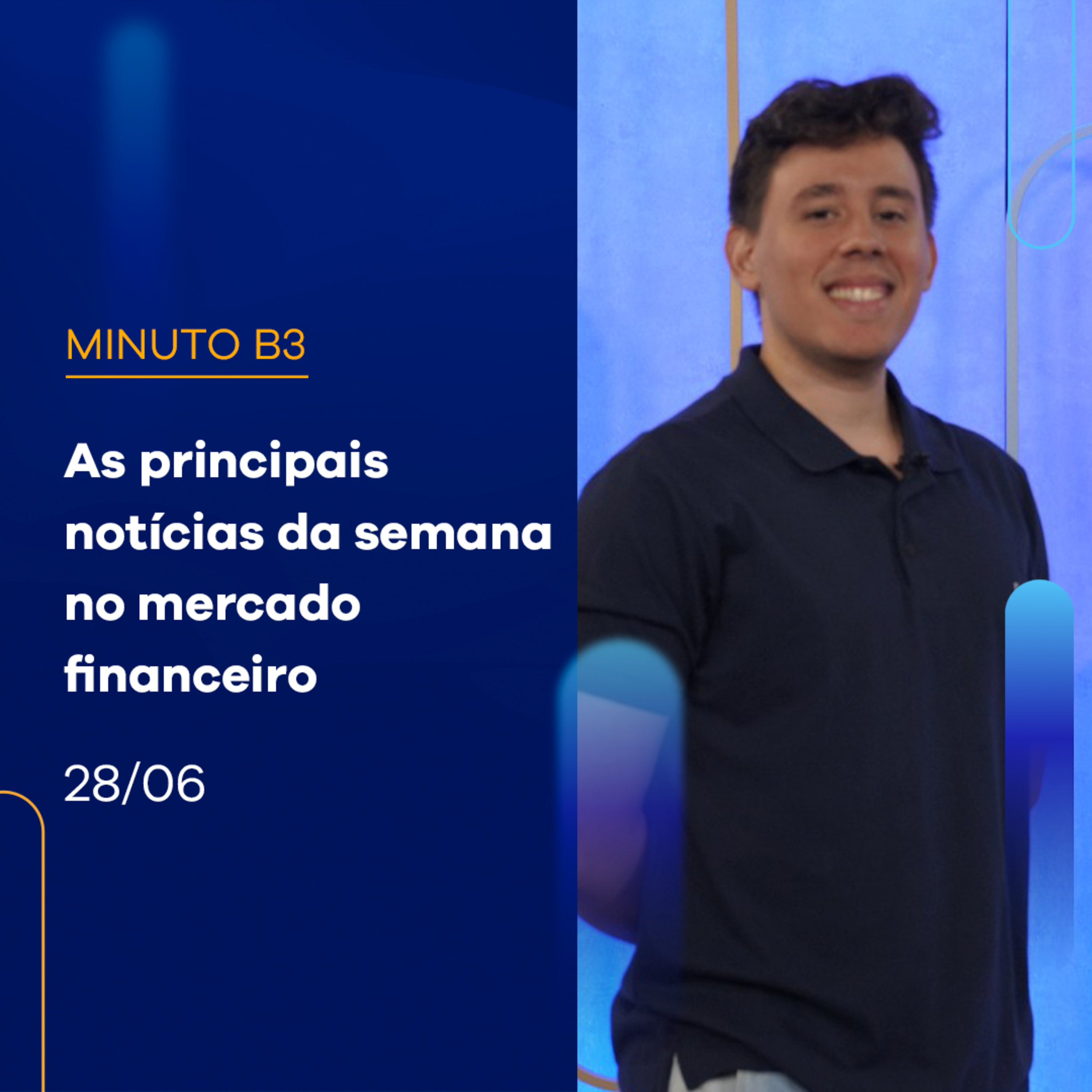 Ibovespa fechou dia com baixa de -0,32%; Acumulado da semana, alta de 2,11% | Minuto B3 - 28/06/2024 episode artwork