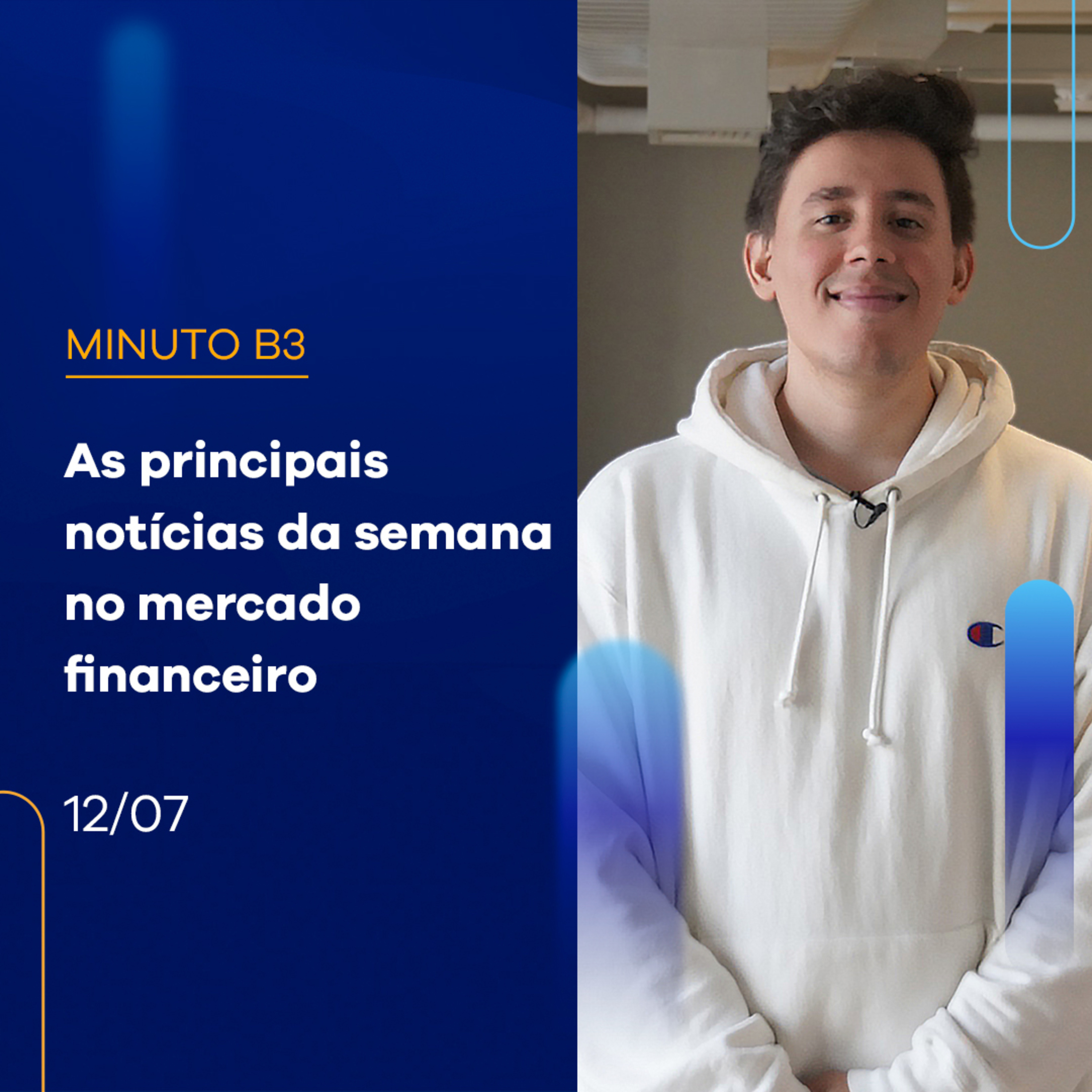 Ibovespa fechou o dia com alta de 0,47%; Acumulado da semana, alta de 2% | Minuto B3 - 12/07/2024 episode artwork