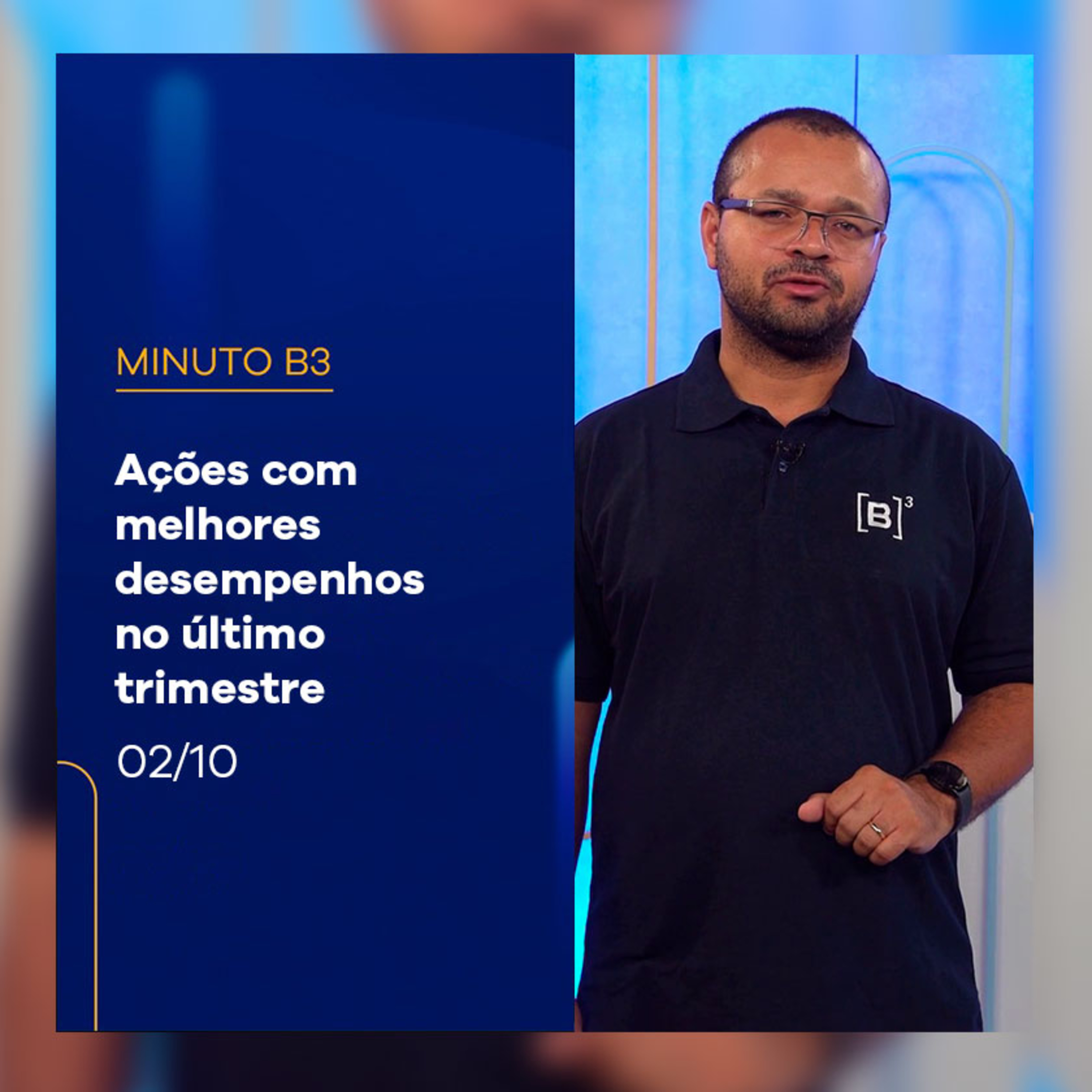 Ações com os melhores desempenhos do trimestre | Minuto B3 – 02/10/2024 episode artwork