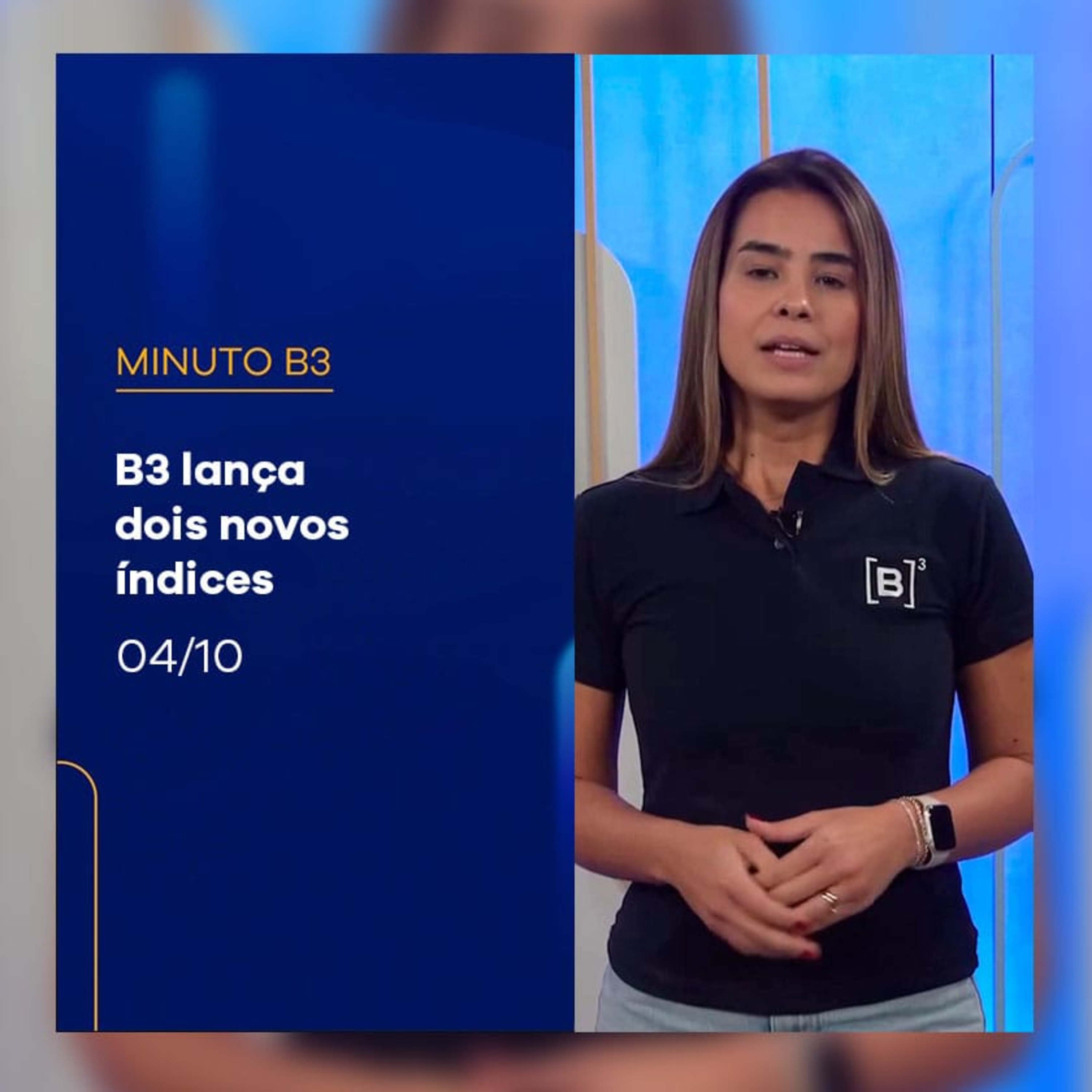 B3 lança dois novos índices | Minuto B3 – 04/10/2024 episode artwork