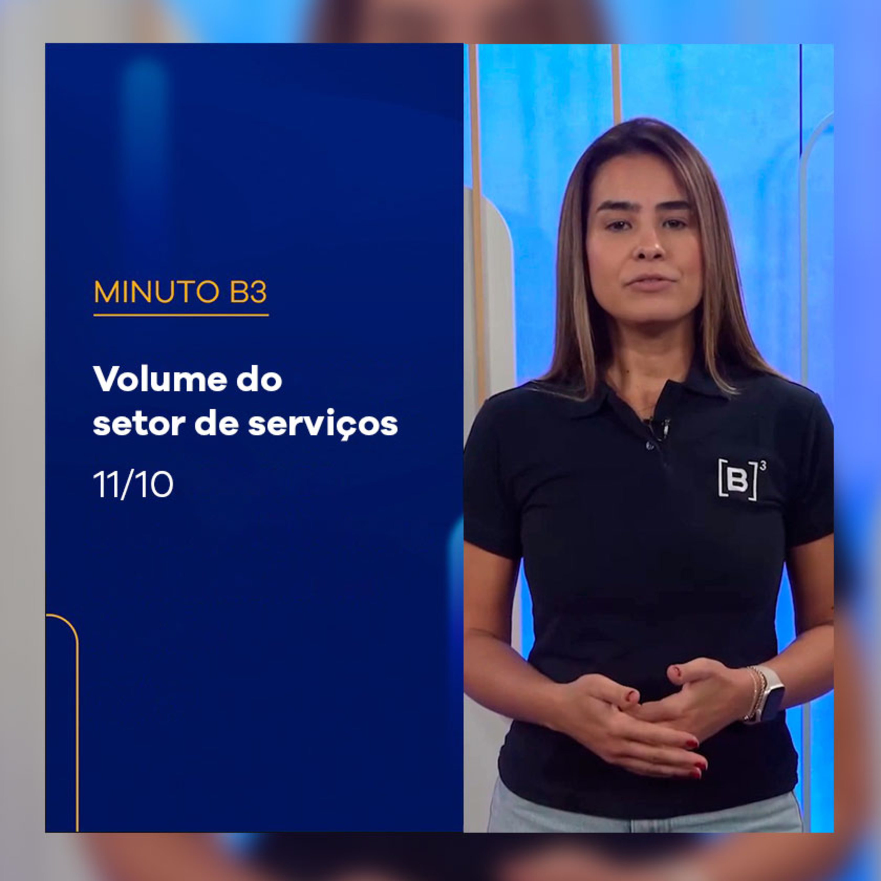 Resultado do setor de serviços em julho | Minuto B3 – 11/10/2024 episode artwork