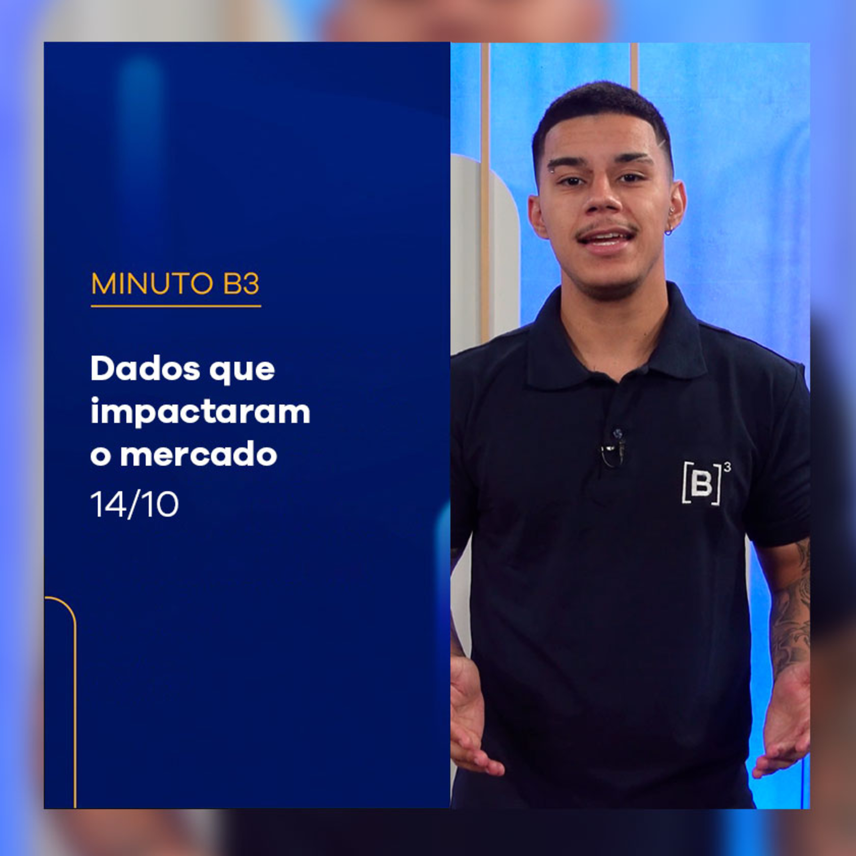 Dados que movimentaram o mercado hoje | Minuto B3 - 14/10/2024 episode artwork