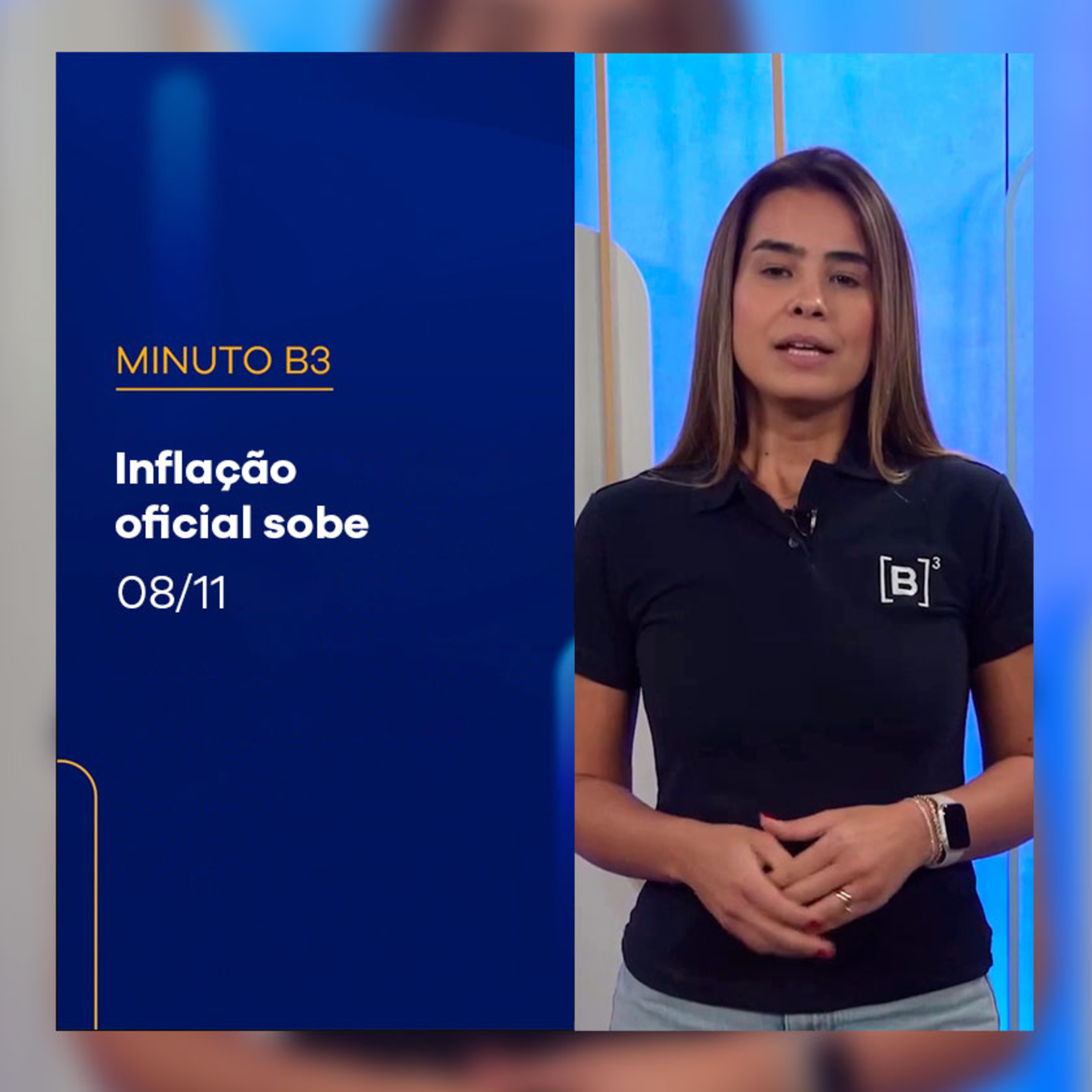 Inflação oficial do Brasil subiu para 0,56% | Minuto B3 - 08/11/2024 episode artwork