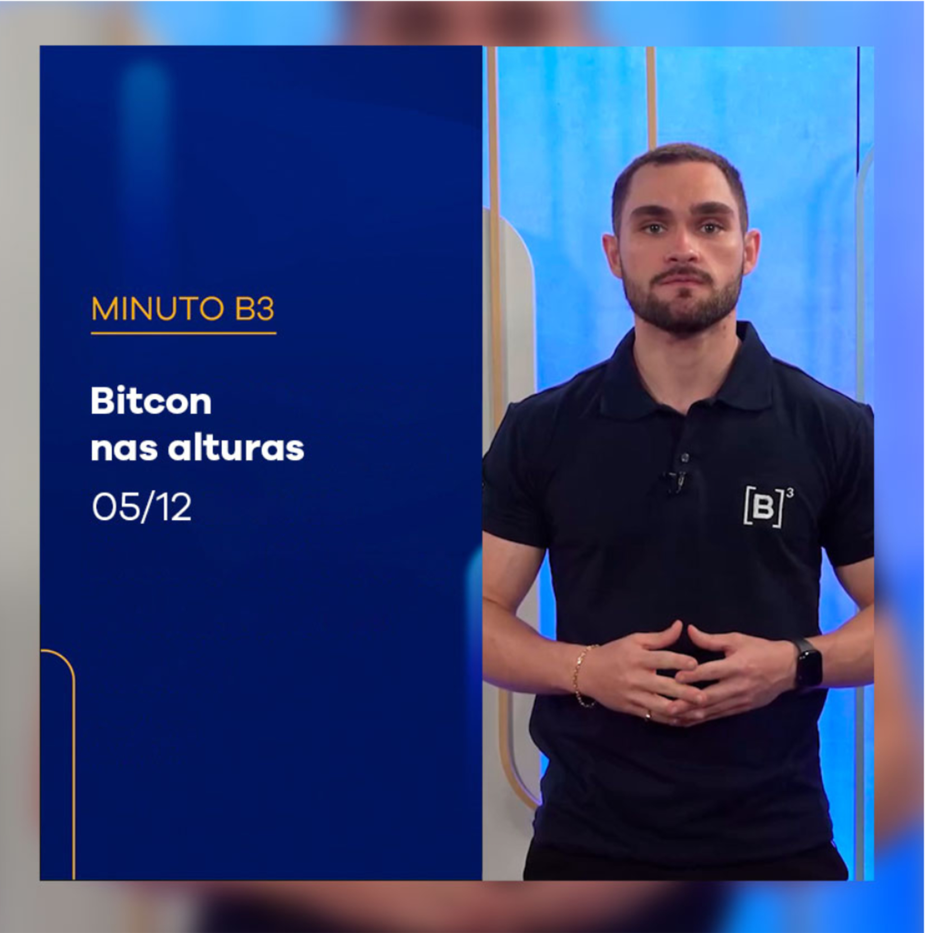 Bitcon bate recorde e supera os US$ 100 mil | Minuto B3 - 05/12/2024 episode artwork