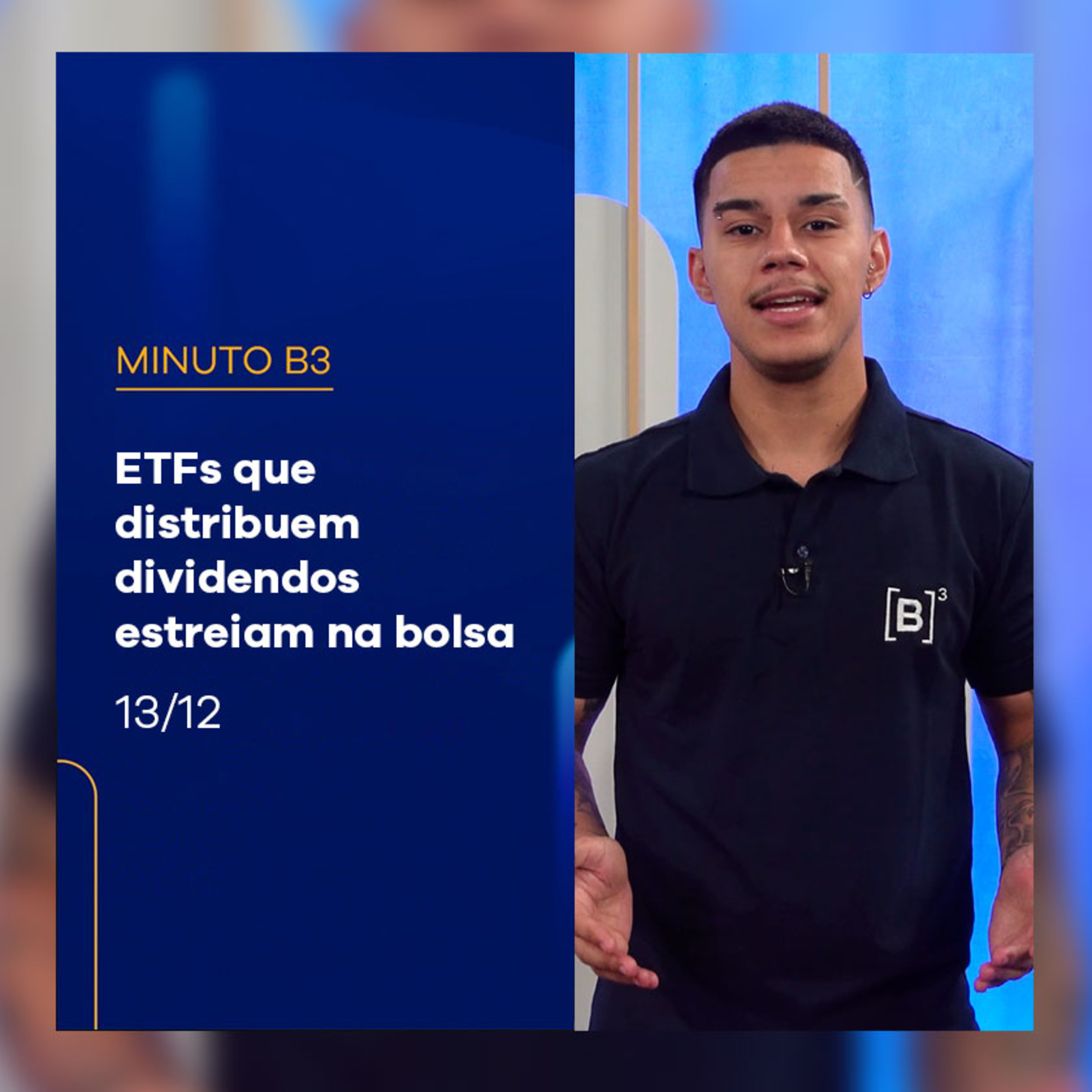 B3 passa a negociar ETFs de bitcoin e de small caps americanas | Minuto B3 - 13/12/2024 episode artwork