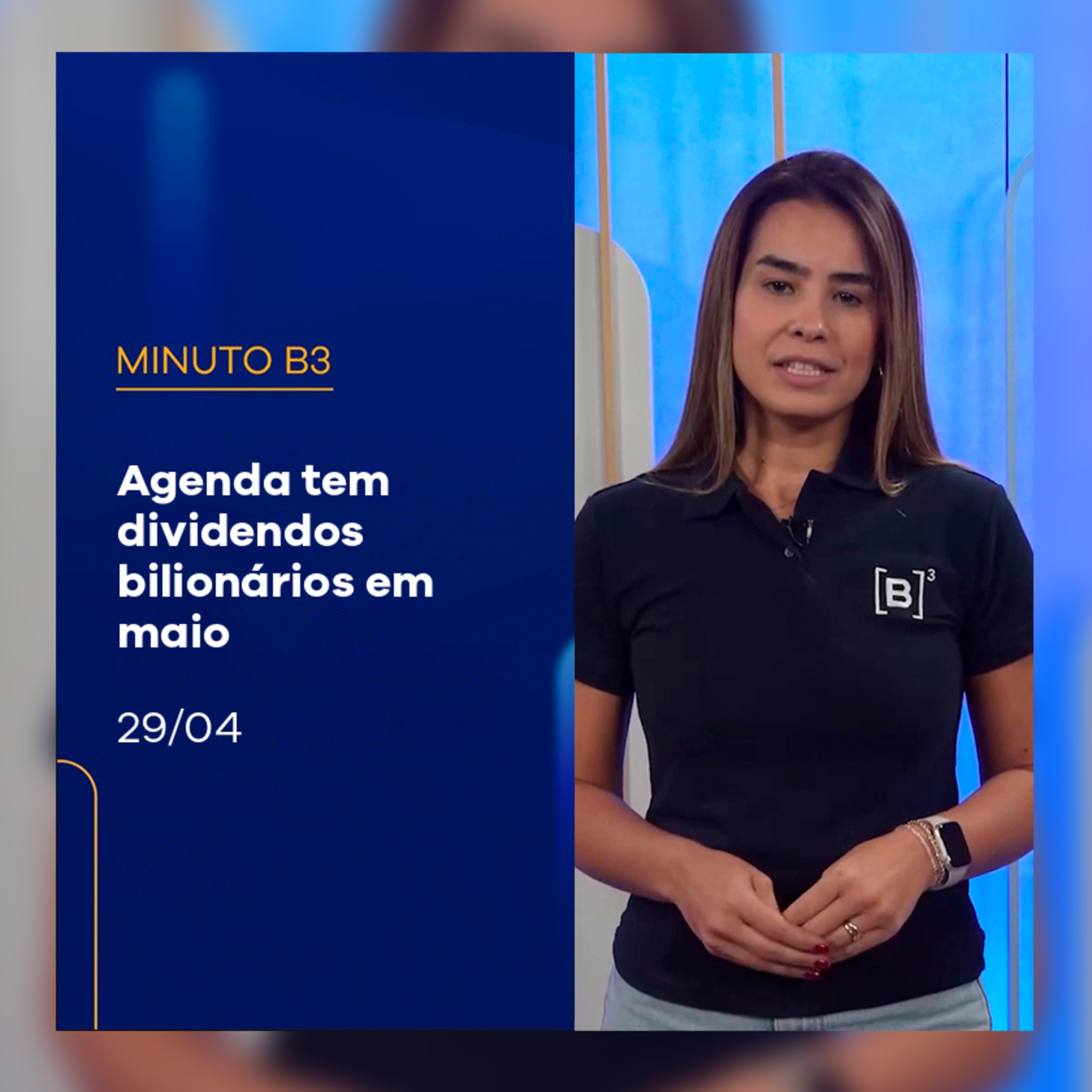 Agenda de dividendos de maio tem Petrobras, Eletrobras, Santander e Copel | Minuto B3 – 29/04/2025 episode artwork