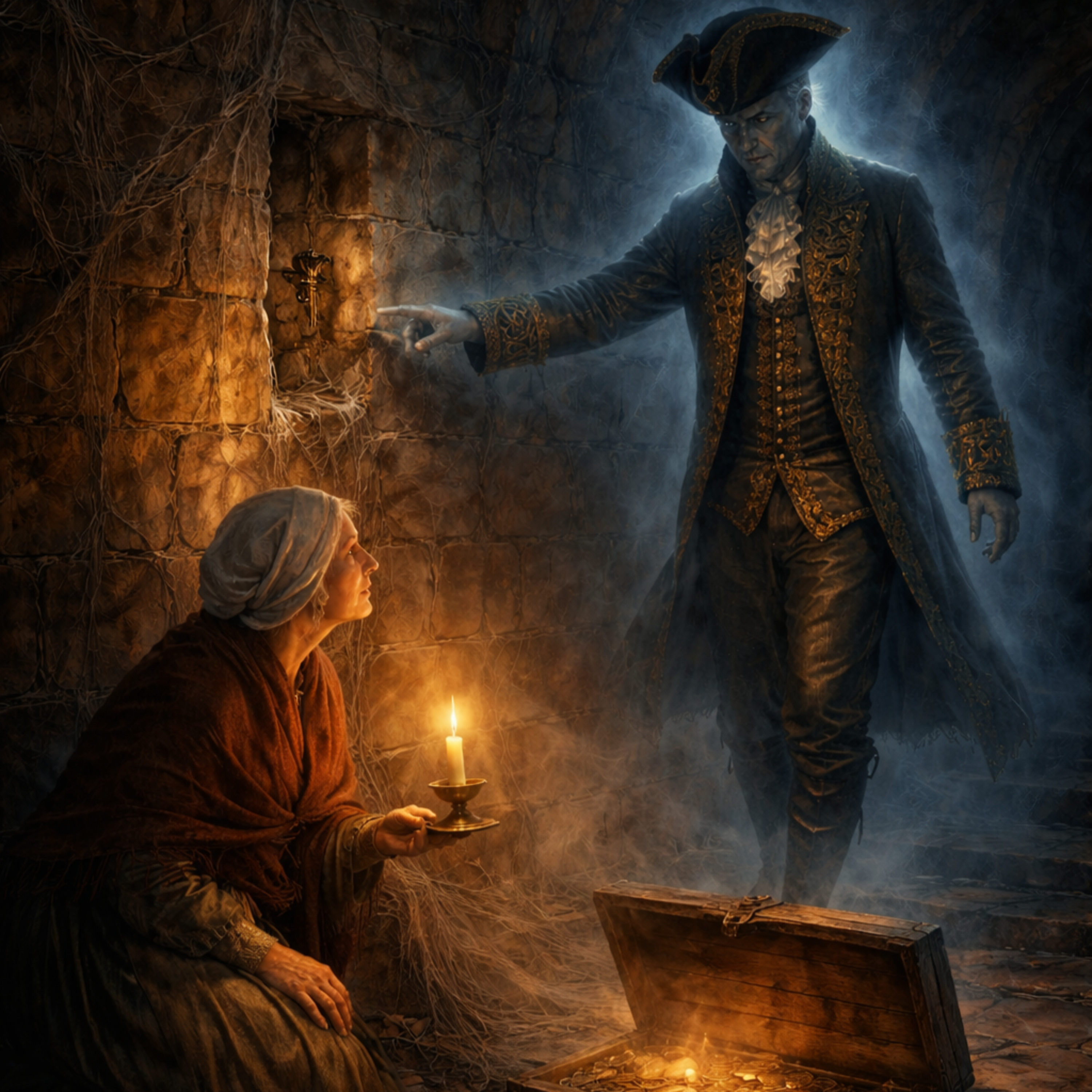 Time between Times Storytelling with Owen Staton. The Ghost in the Gold laced suit