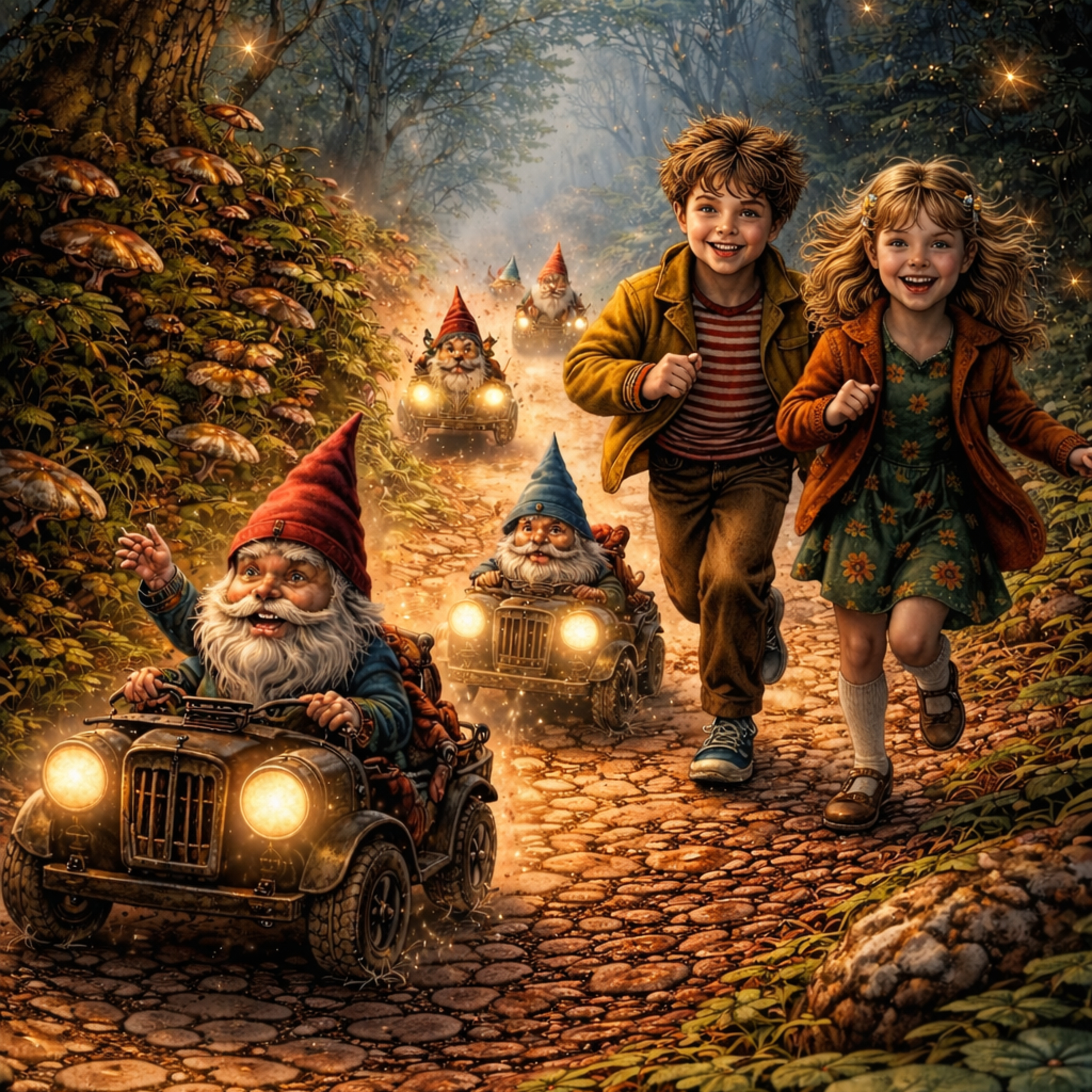 Time between Times Storytelling with Owen Staton. The Wonder of the Wollaton Gnomes episode artwork