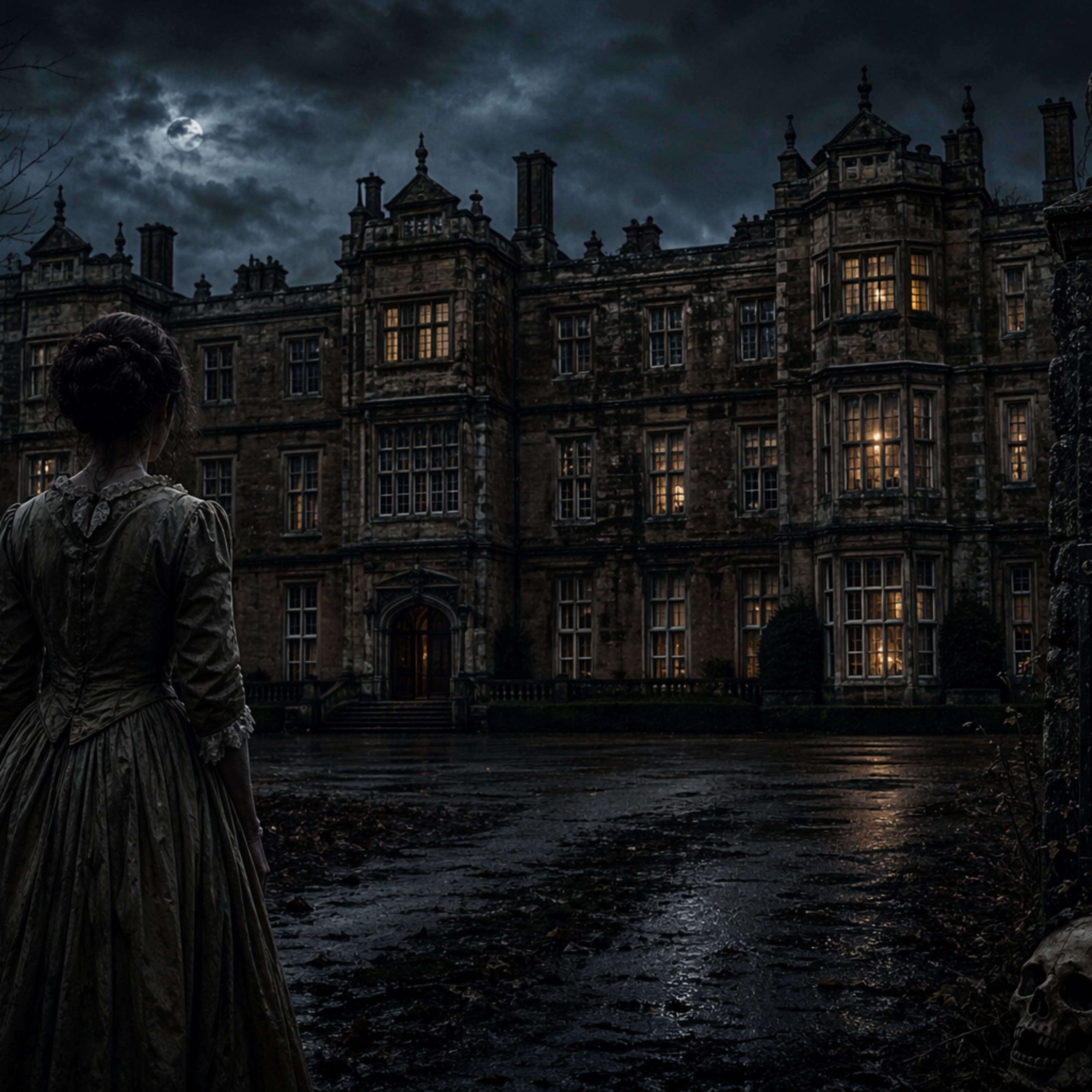 Time between Times Storytelling with Owen Staton. The Screaming Skull of Burton Agnes Hall episode artwork