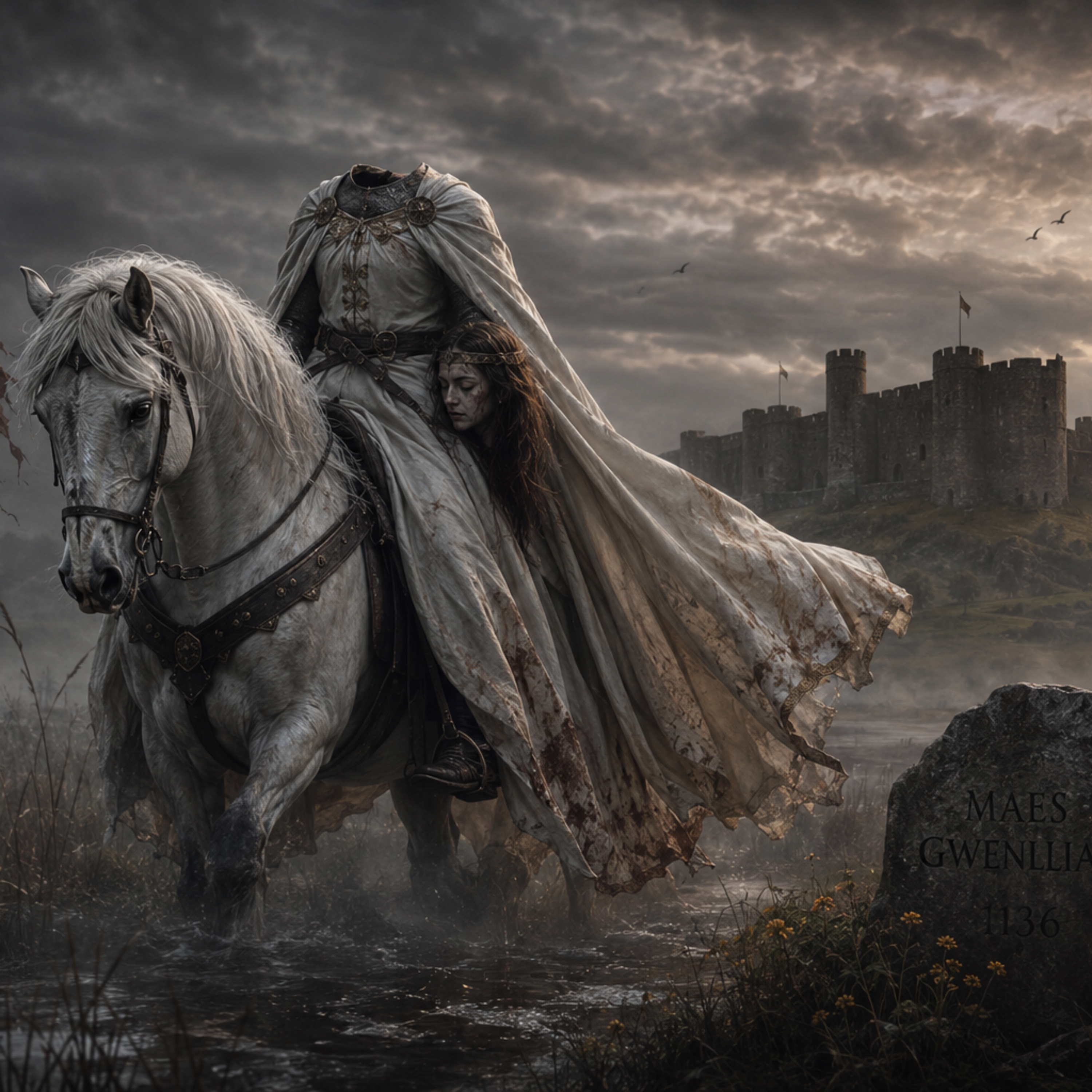 Time between Times Storytelling with Owen Staton. The White Rider of Maes Gwenllian episode artwork