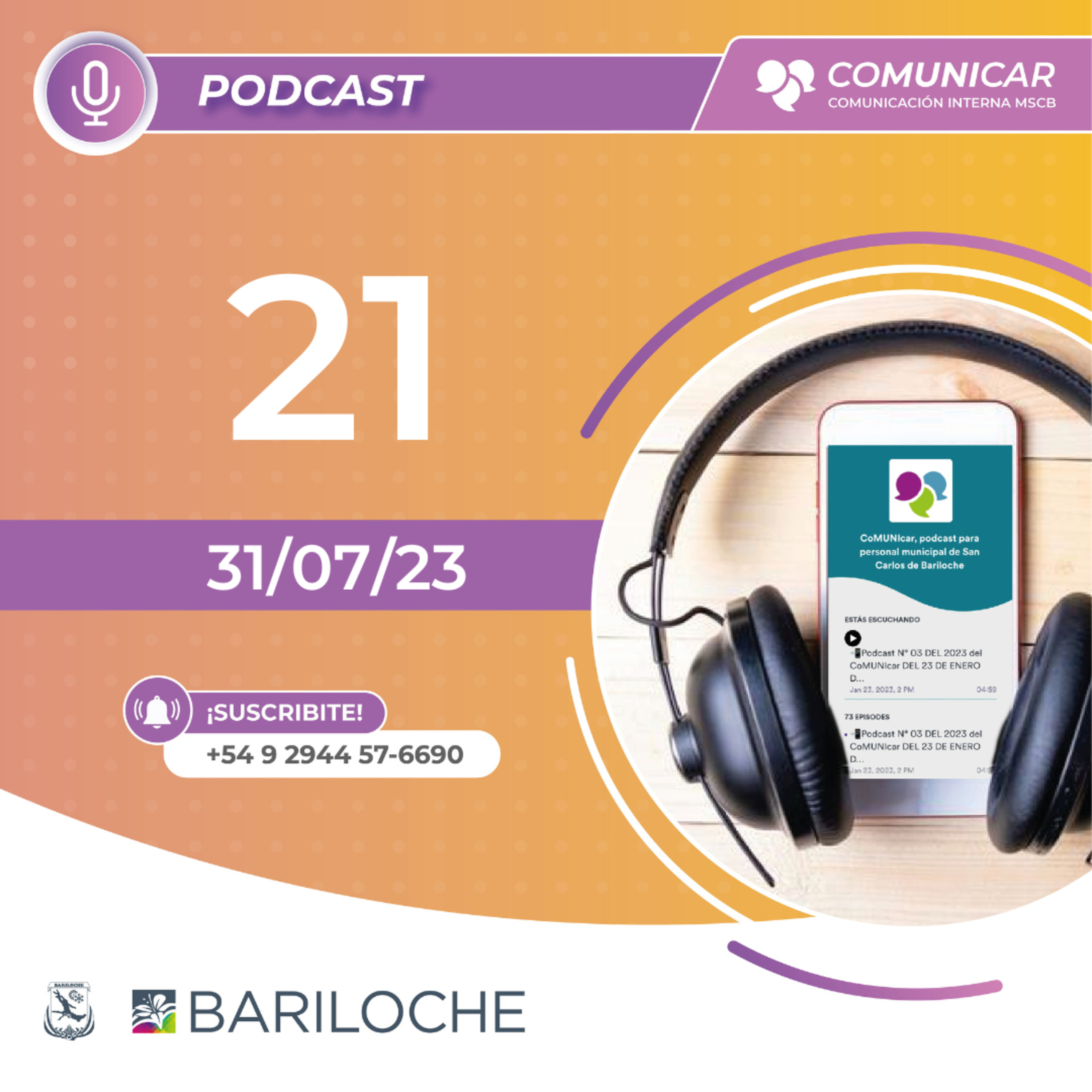 CoMUNIcar podcast para personal municipal de San Carlos de Bariloche