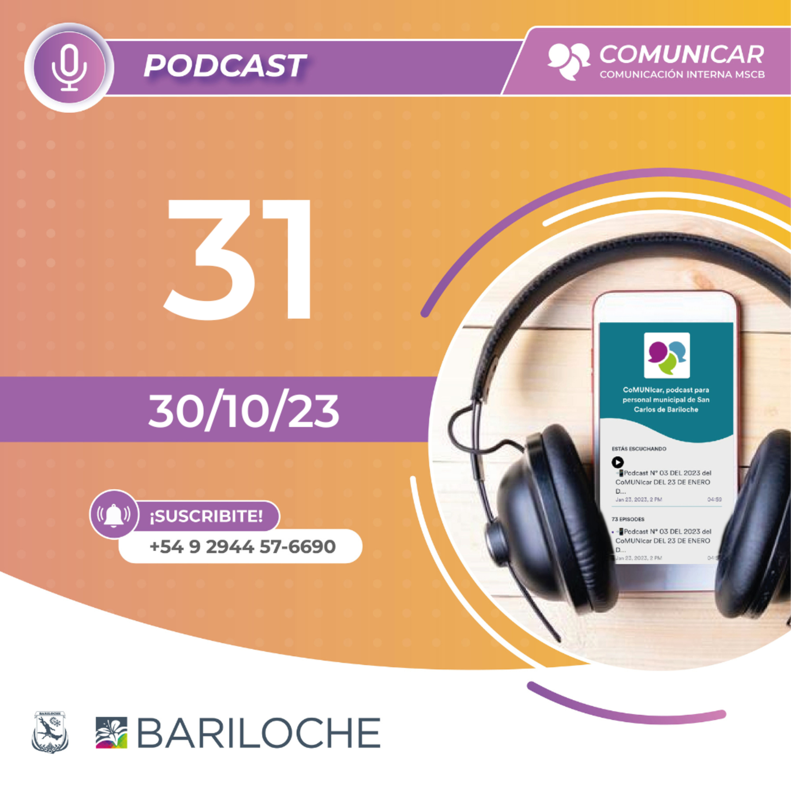 CoMUNIcar podcast para personal municipal de San Carlos de Bariloche