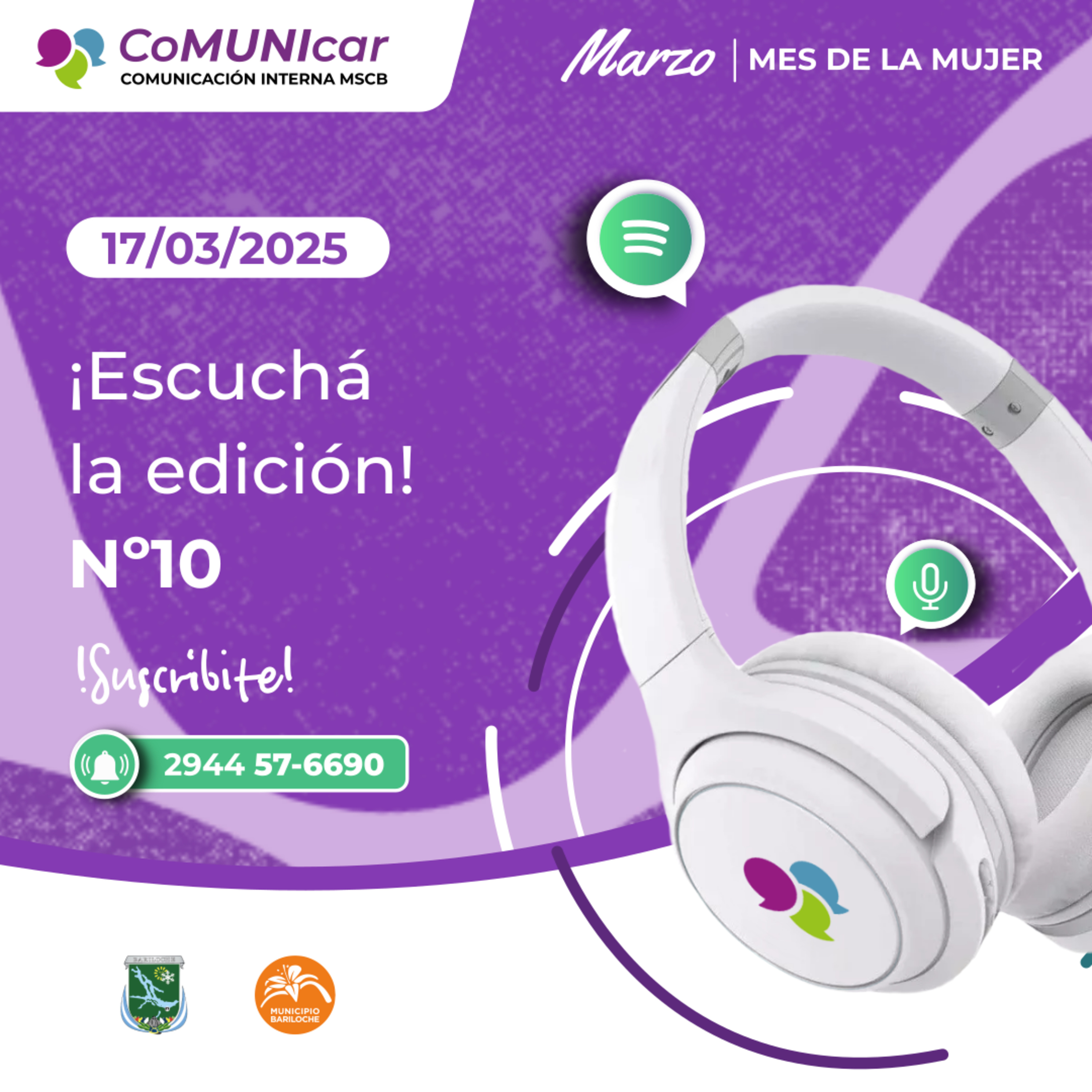CoMUNIcar podcast para personal municipal de San Carlos de Bariloche