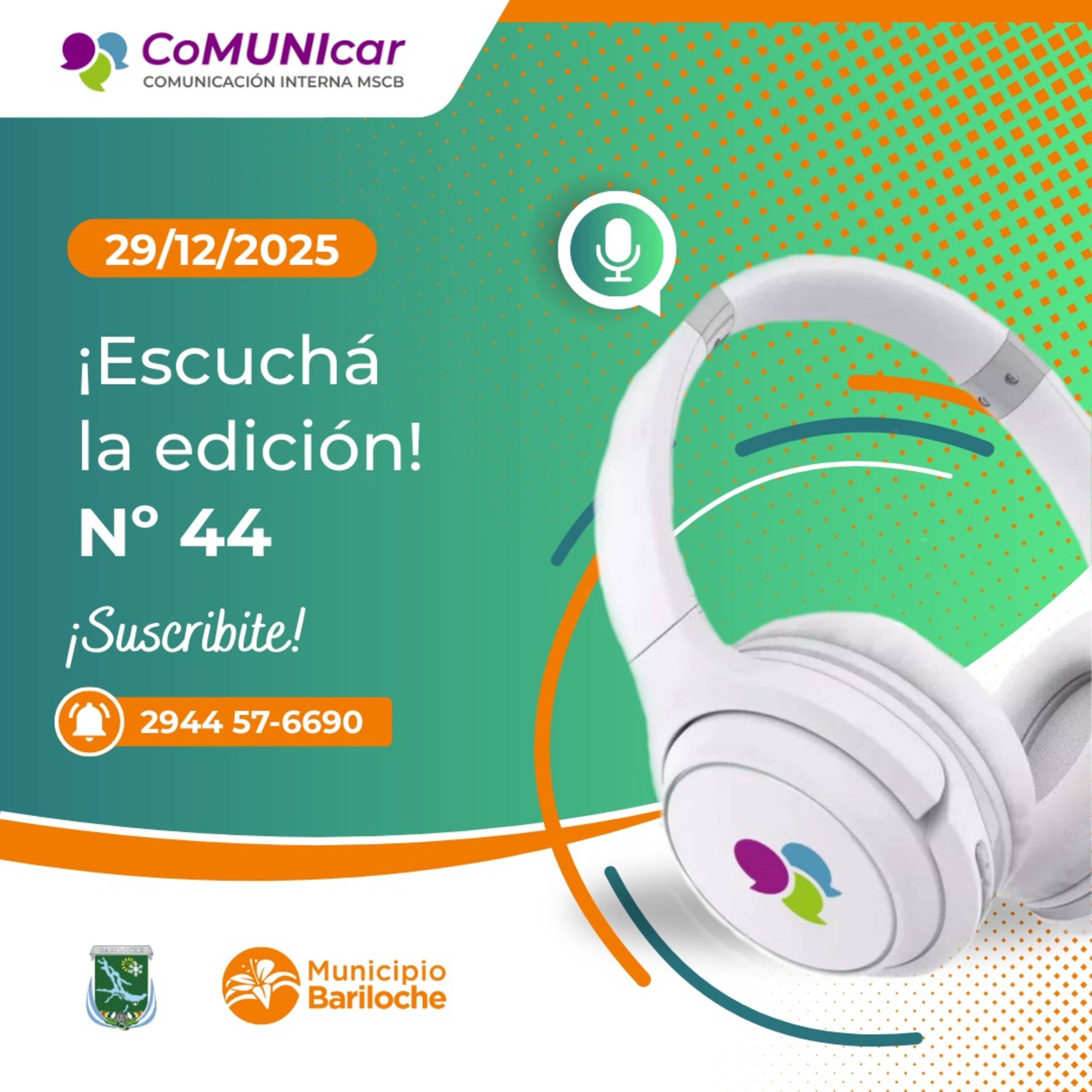 CoMUNIcar podcast para personal municipal de San Carlos de Bariloche