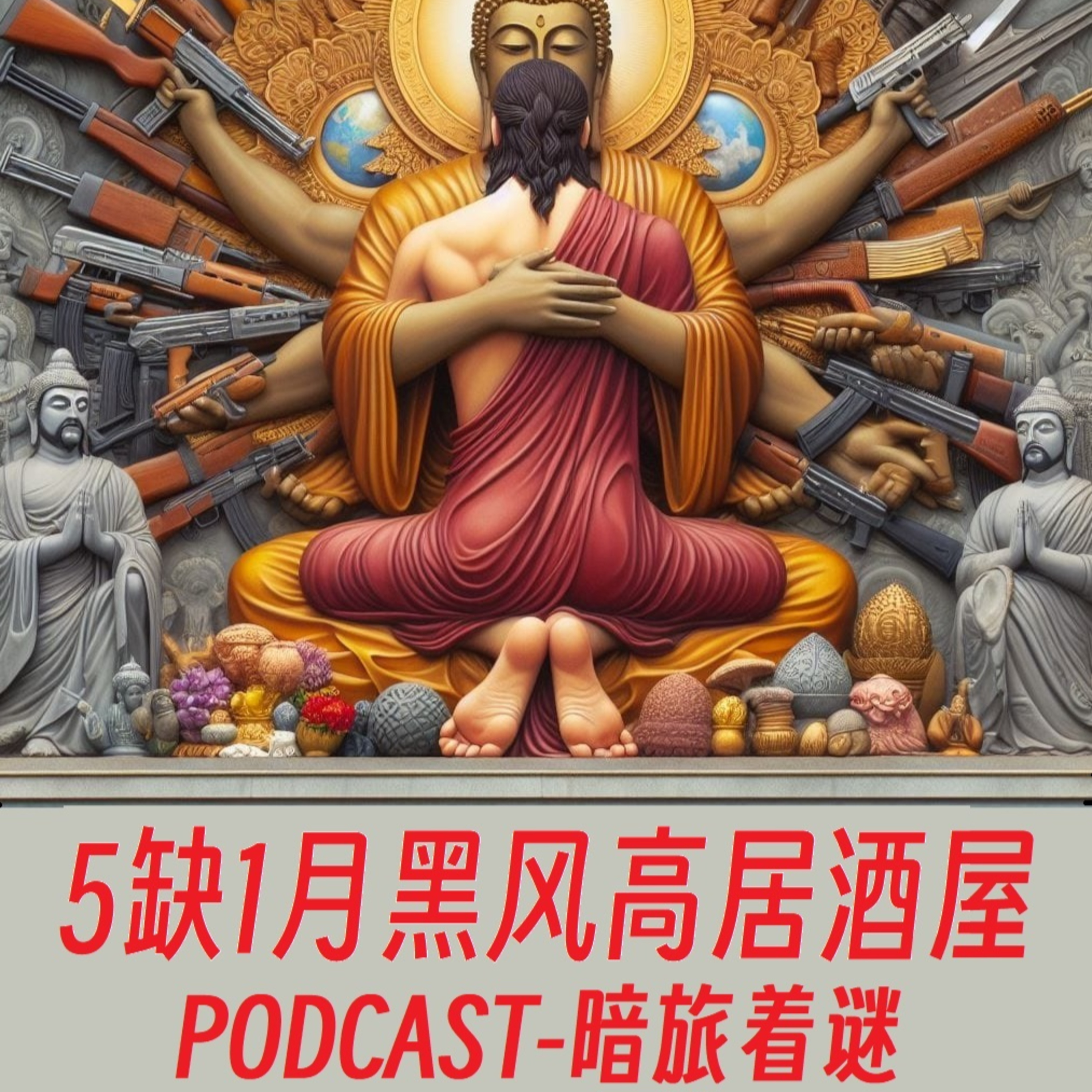 cover of episode 五缺1月黑居酒屋之暗里着谜EP005下集 佛教 #广东话 #5缺1 #神秘学 #佛教下集 #podcast