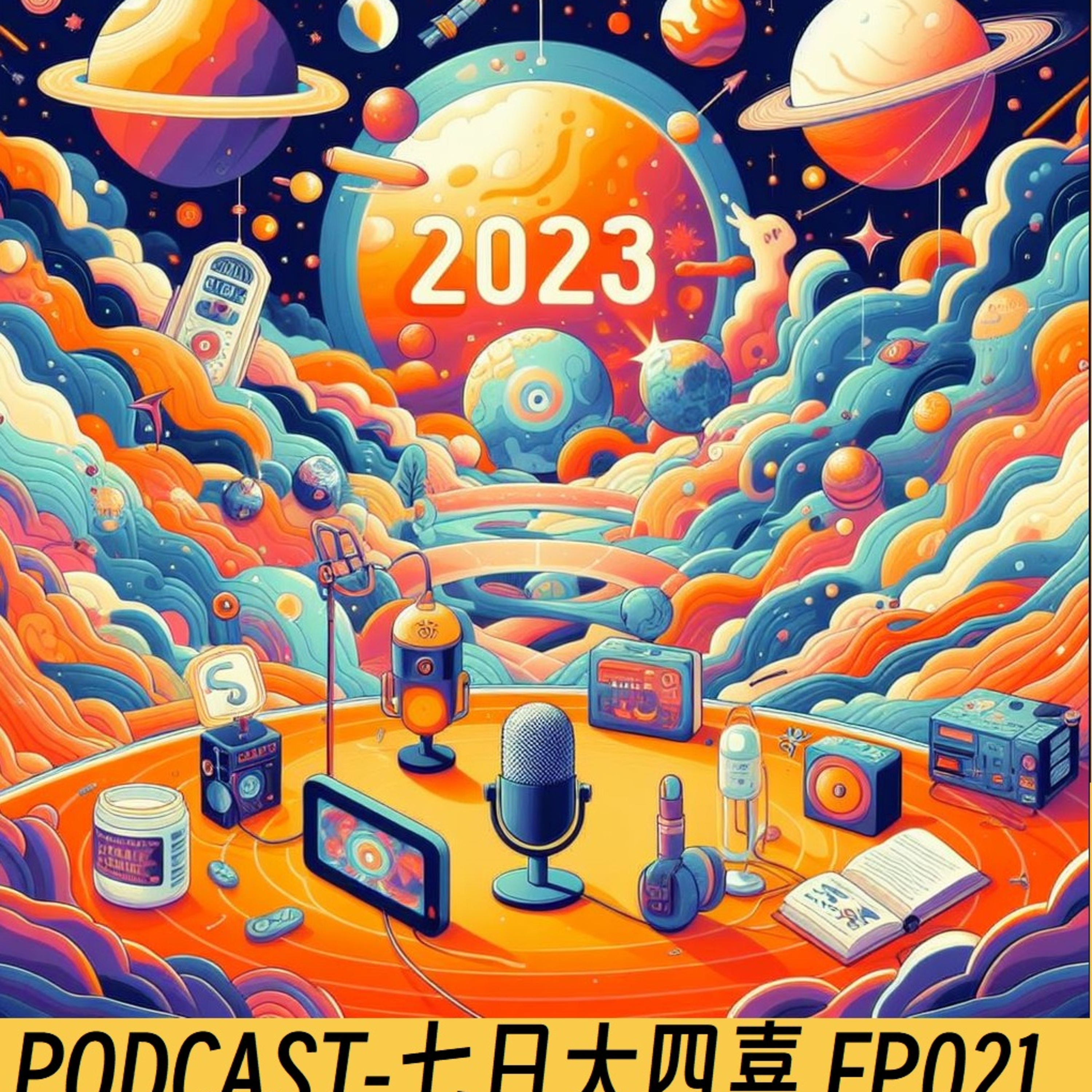 cover of episode 5缺1月黑风高居酒屋 7日大4喜之主持人们丧心病狂2023年回顾与春光无限2024展望 EP021- #回顾 #展望 #广东话 #5缺1 #podcast