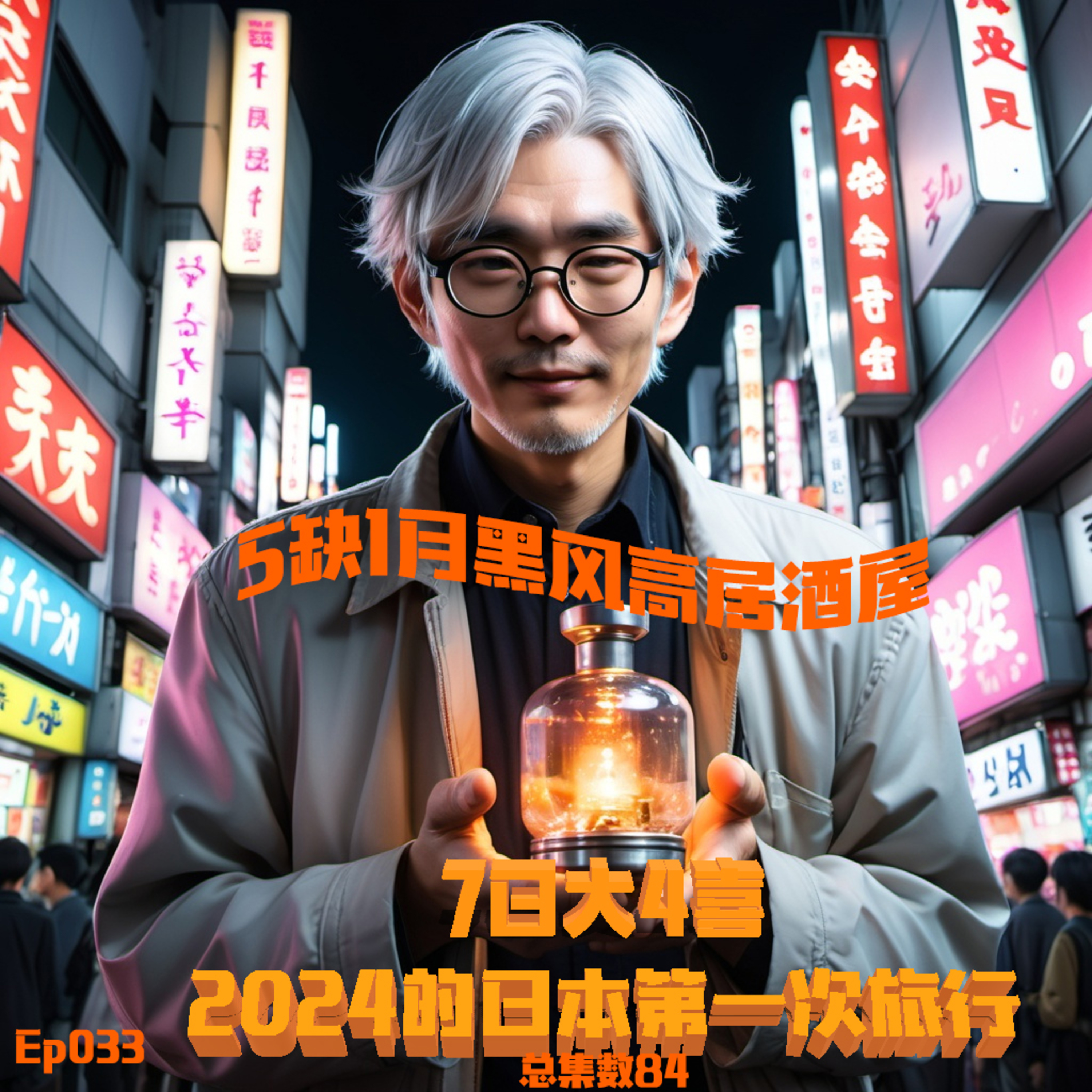 cover of episode 5缺1月黑风高居酒屋 7日大4喜之2024的日本第一次旅行。 EP033- #7日大4喜 #日本 #2024的日本第一次旅行 #广东话 #5缺1 #podcast