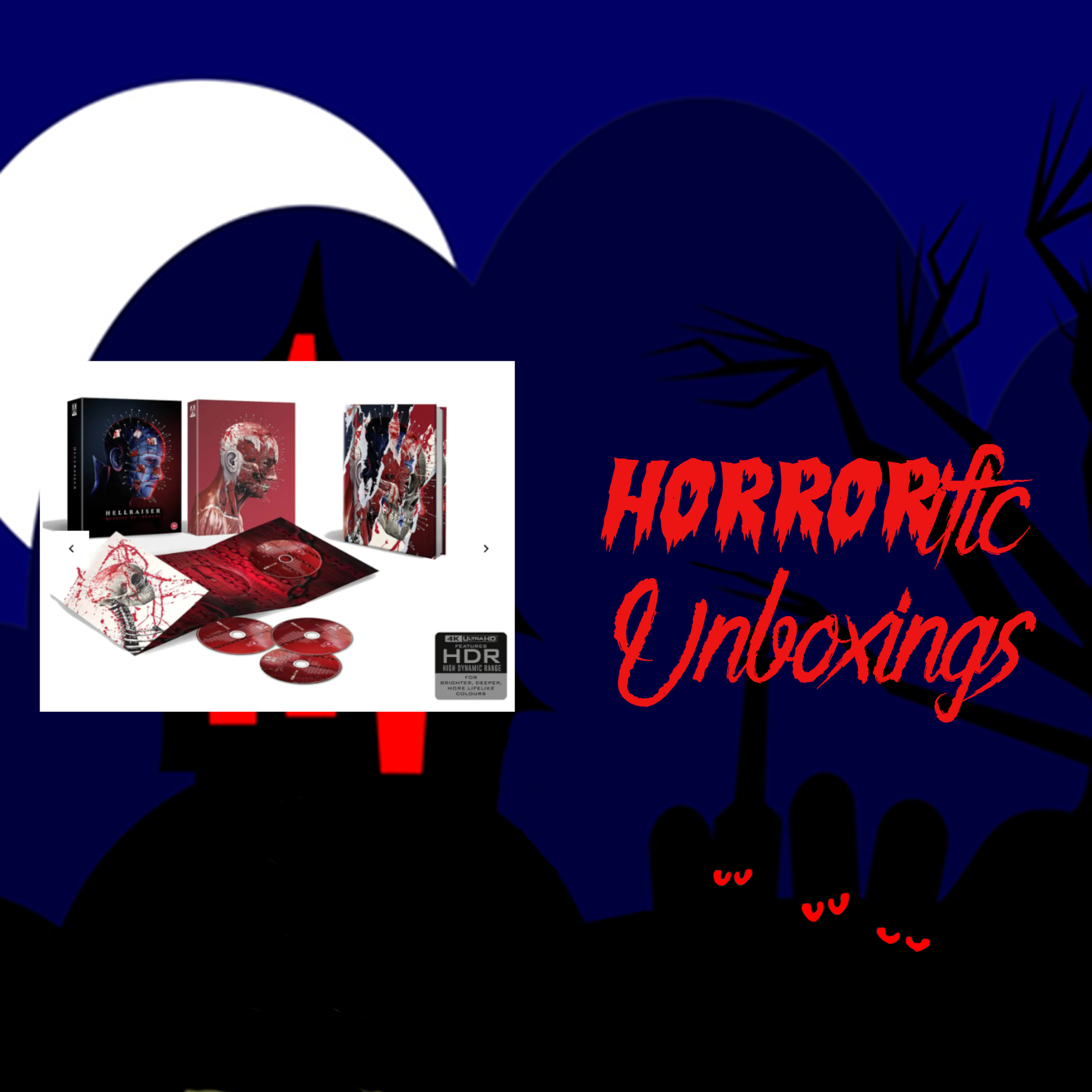 HORRORific Unboxings Hellraiser Quartet of Torment episode artwork