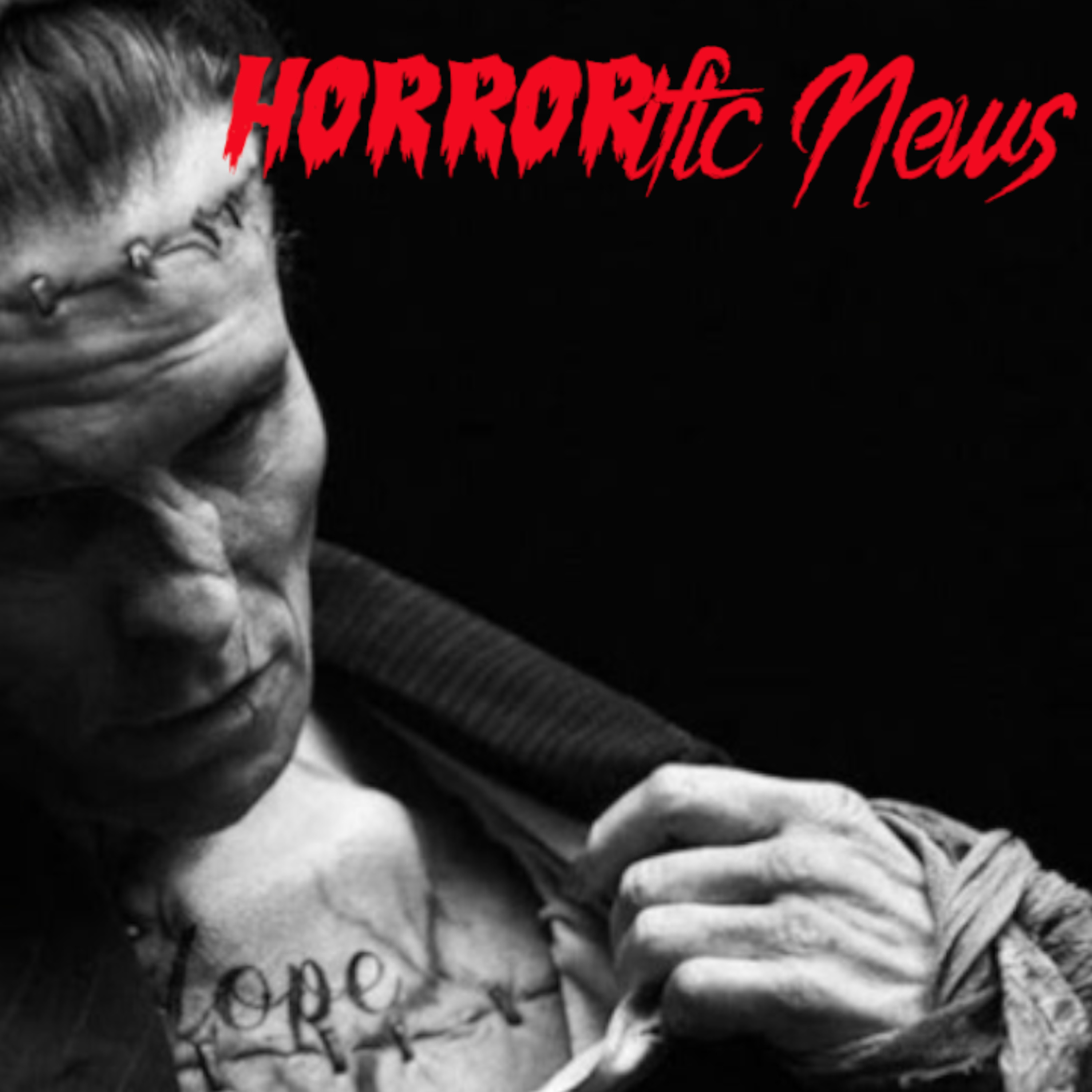 HORRORific News Released image shows Christian Bale's tattooed monster from The Bride episode artwork
