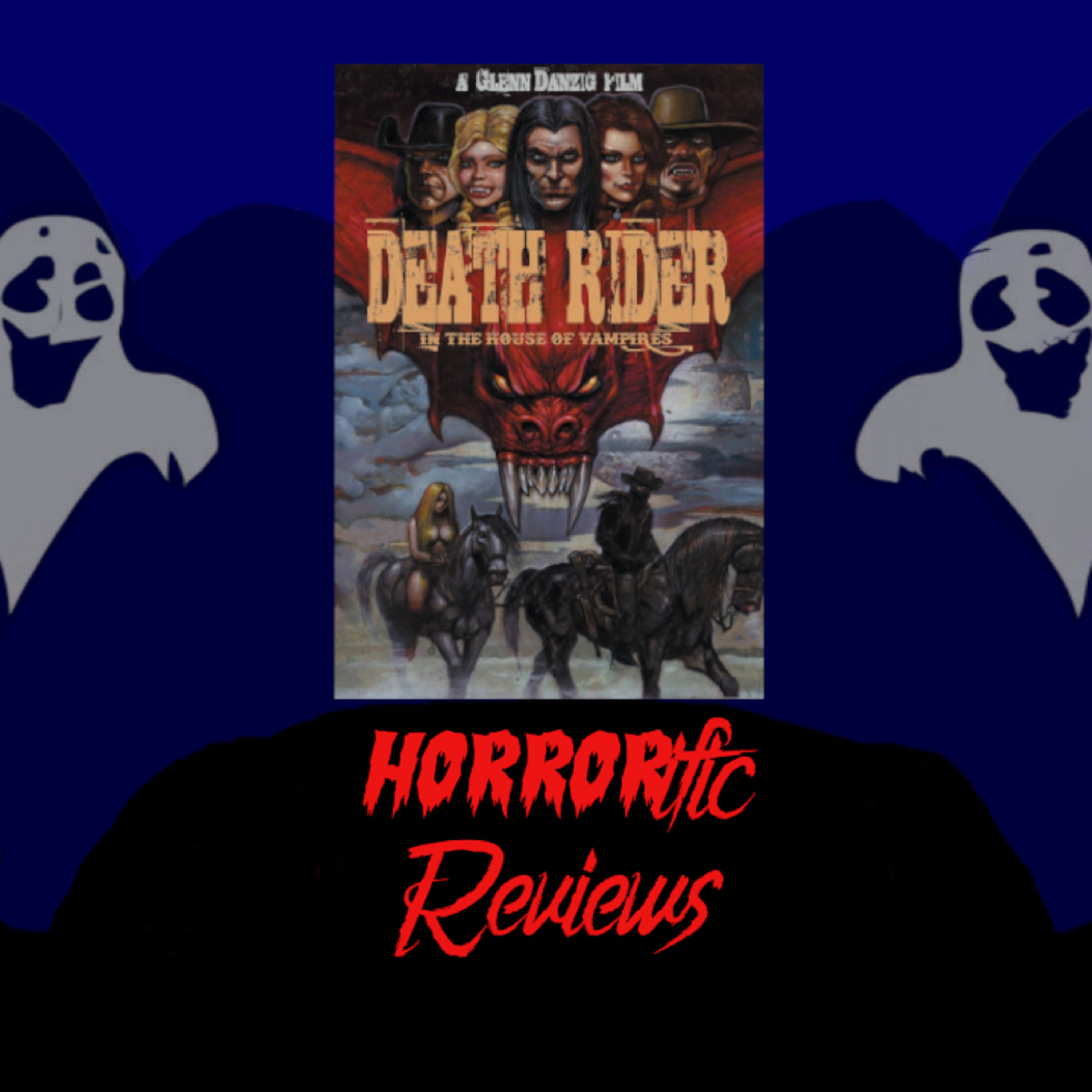 HORRORific Reviews Death Rider in the House of Vampires episode artwork