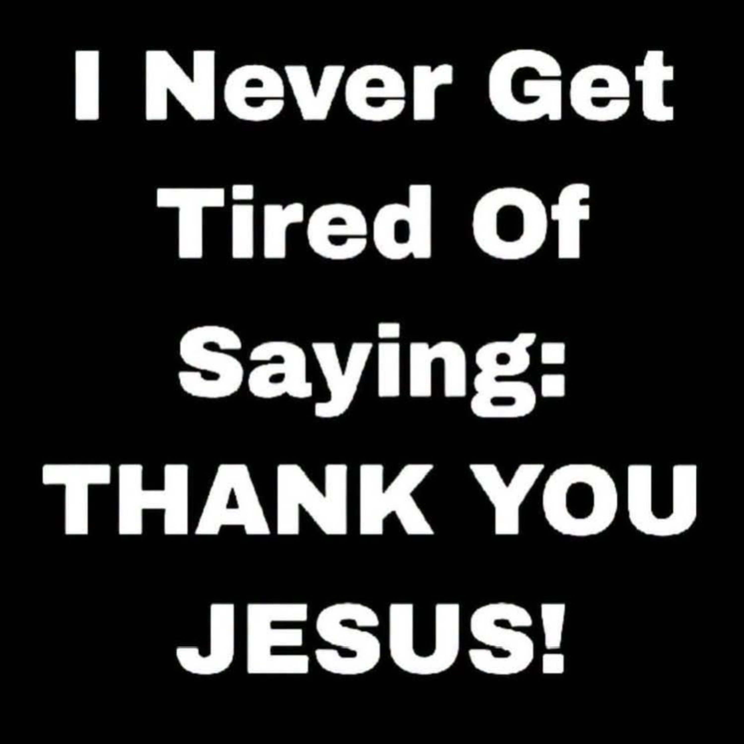Thank God