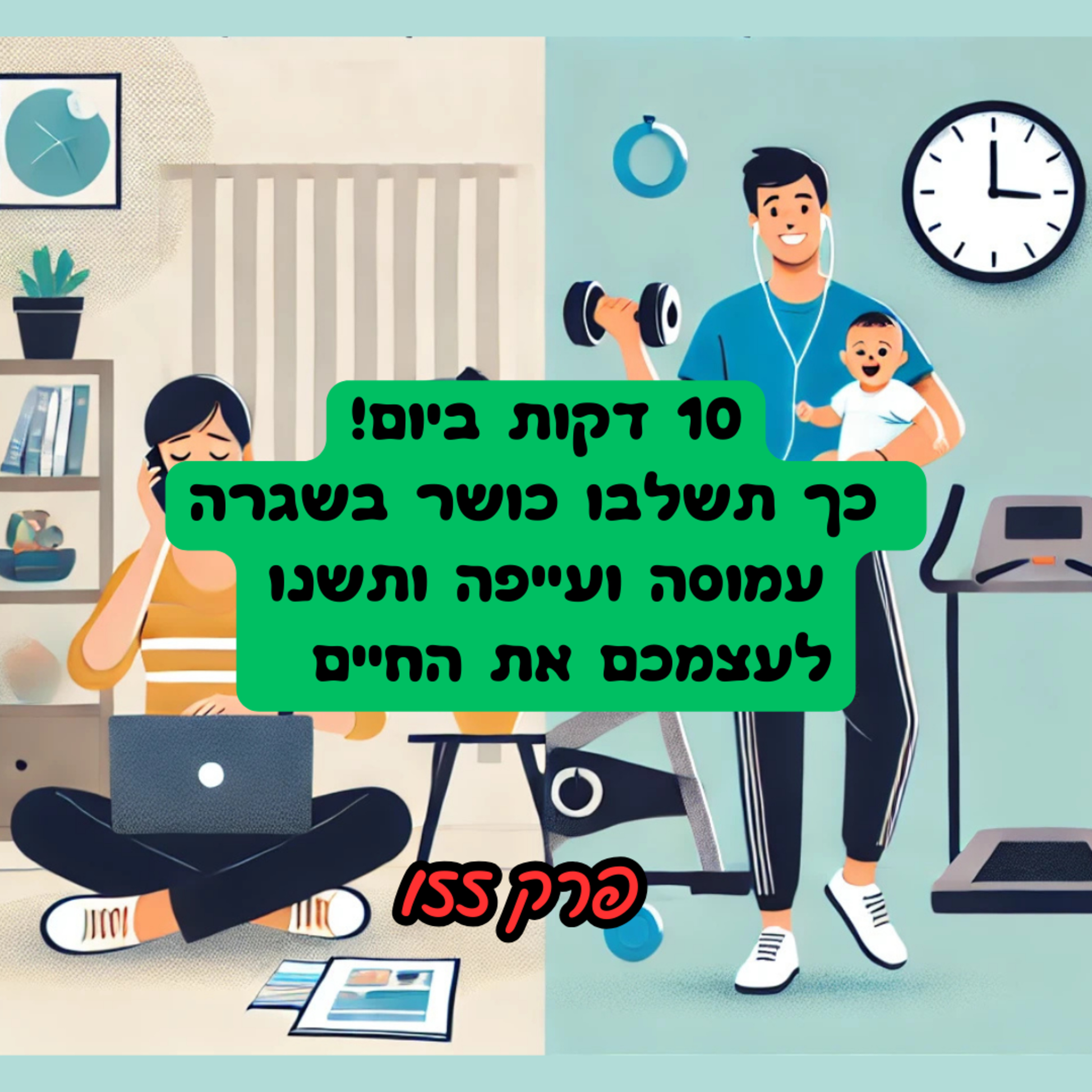 ב10 דקות ביום! כך תשלבו כושר בשגרה עמוסה ועייפה ותשנו לעצמכם את החיים - פרק 155