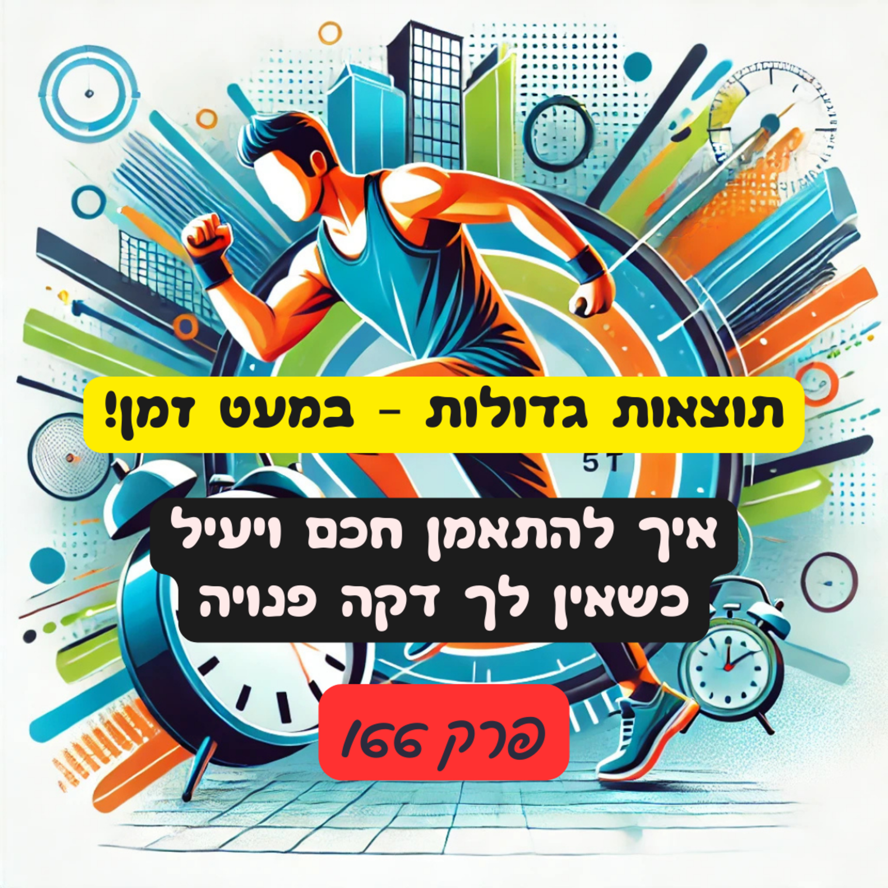תוצאות גדולות – במעט זמן! - איך להתאמן חכם ויעיל כשאין לך דקה פנויה- פרק 166