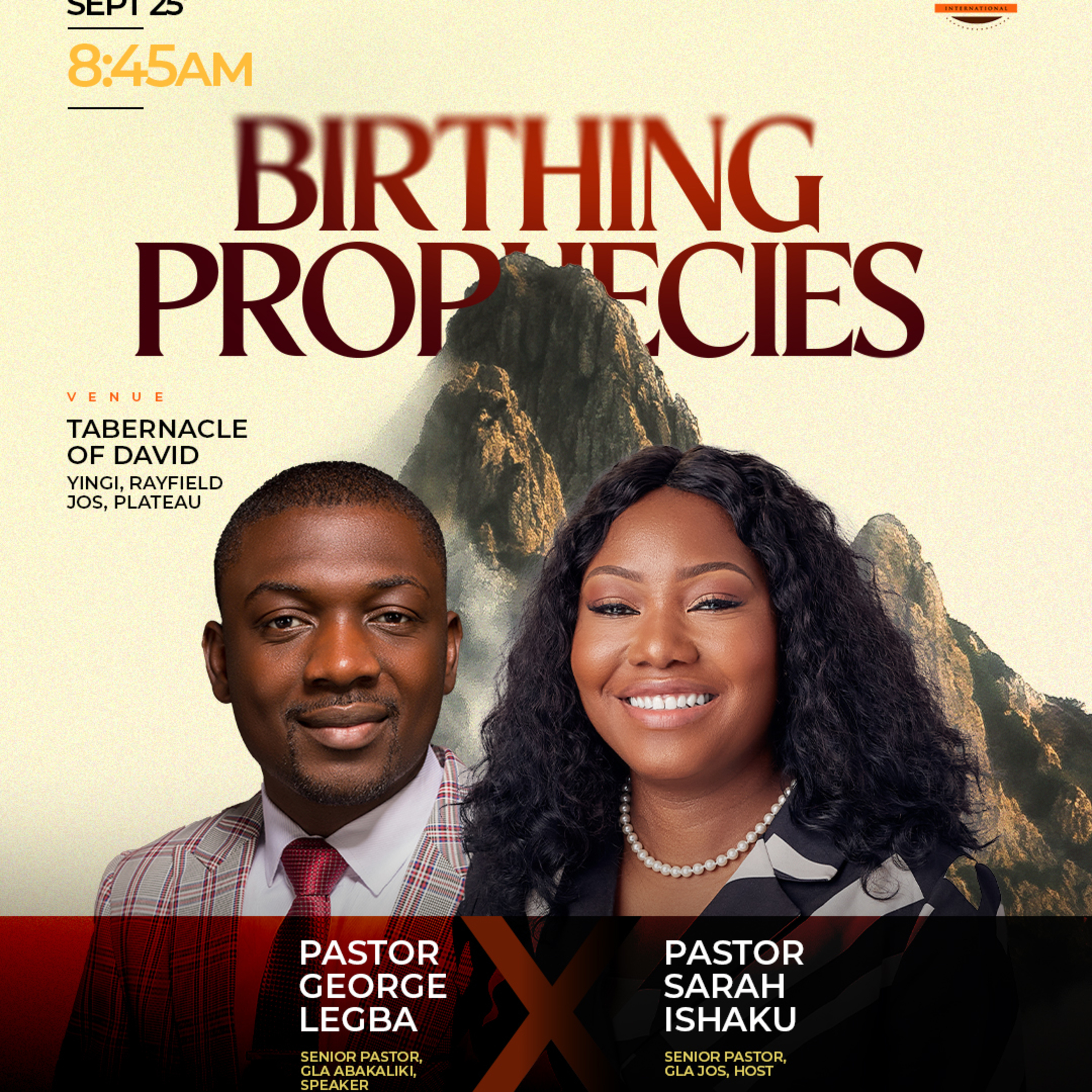 Birthing Prophecies | Pastor George Legba | 21st. September 2025