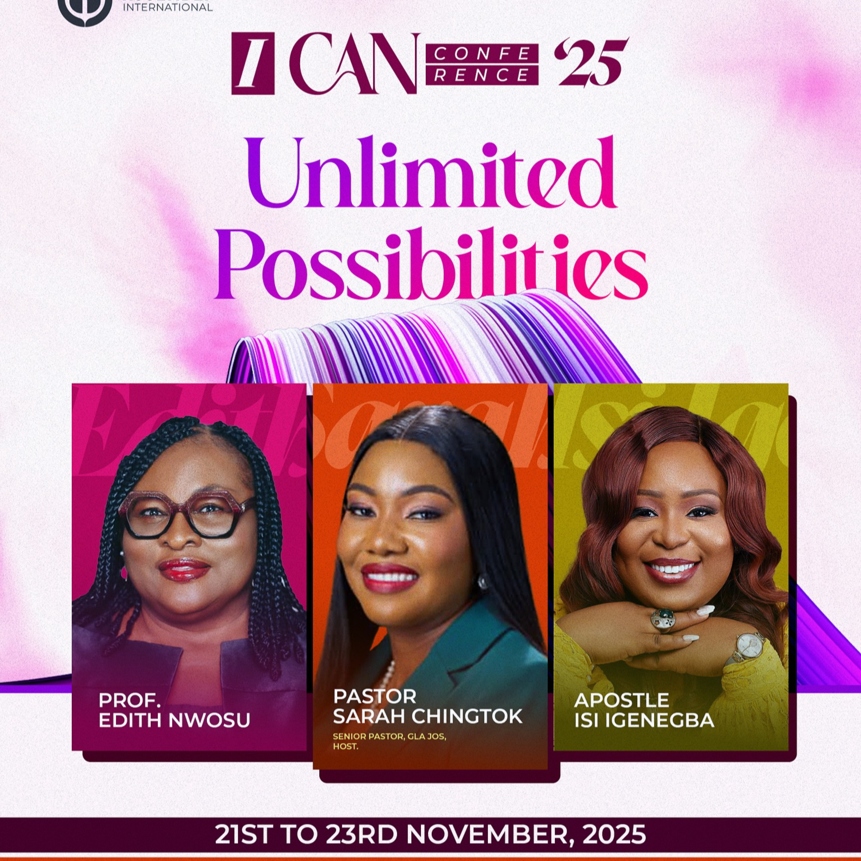 Opening Charge (The Unlimited Woman) | Pastor Sarah Chingtok | I CAN CONFERENCE 2025 | Day 1