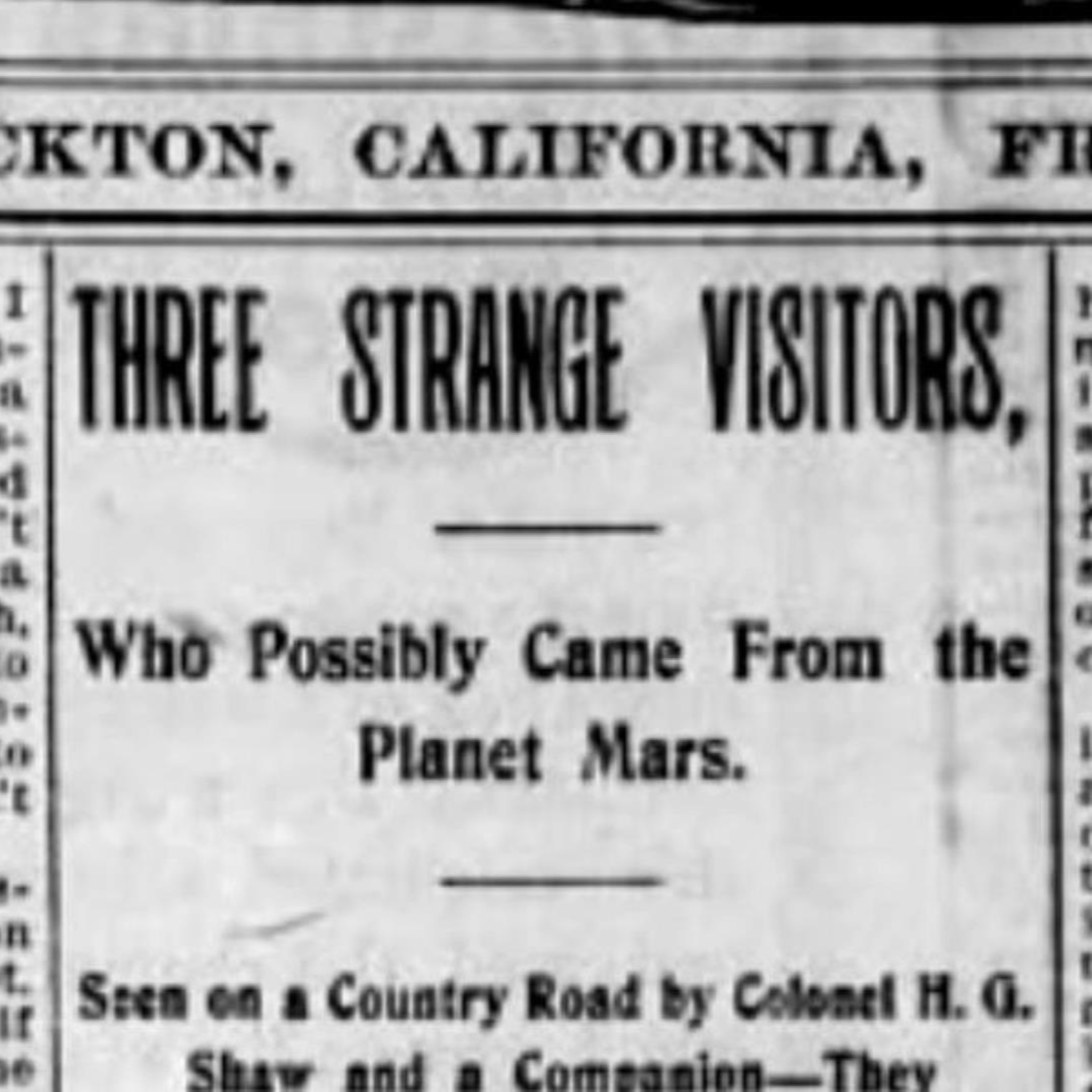 Incredible Alleged 1896 Alien Encounter in California Detailed
