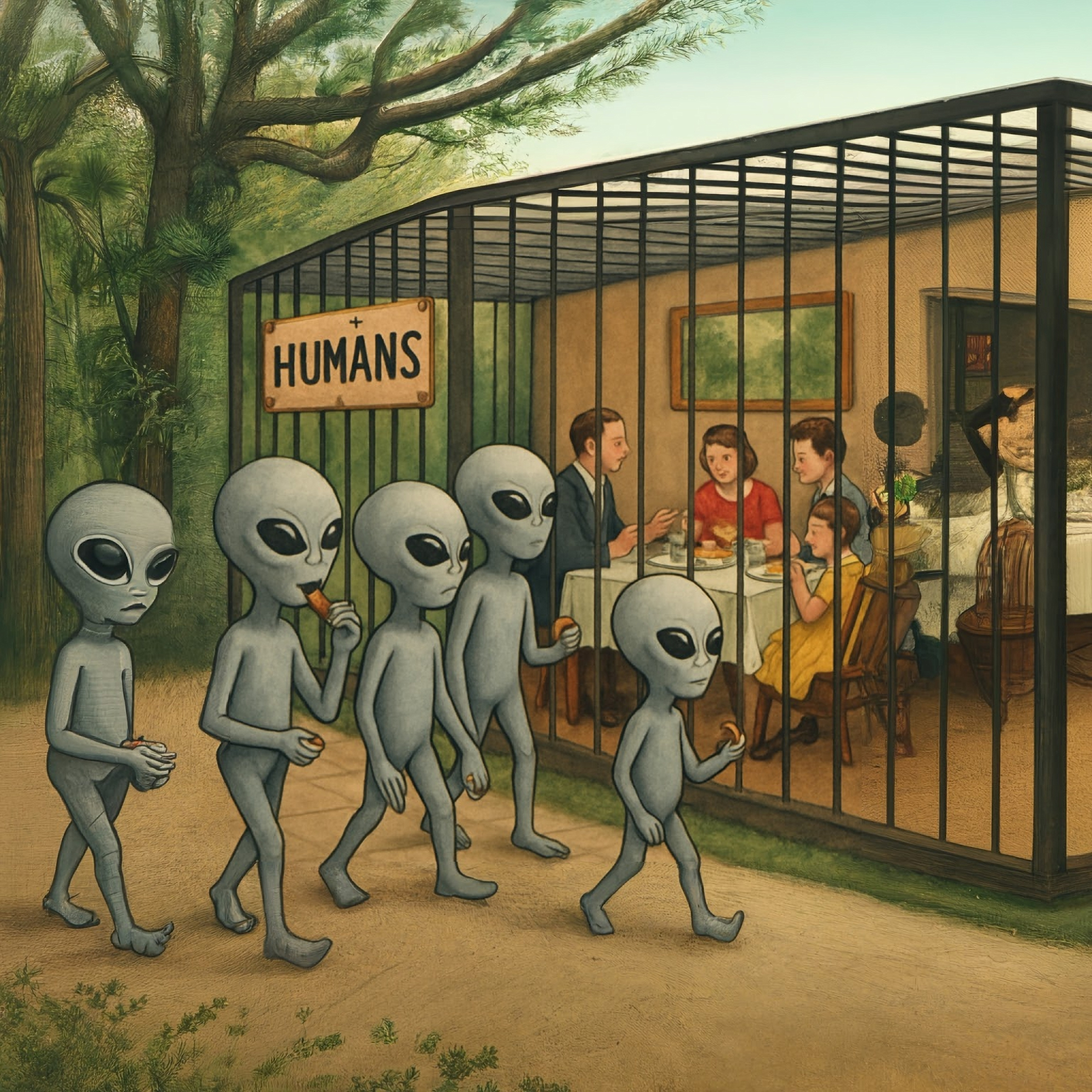 Is Earth a Zoo, with the Human Race as the Main Attraction?