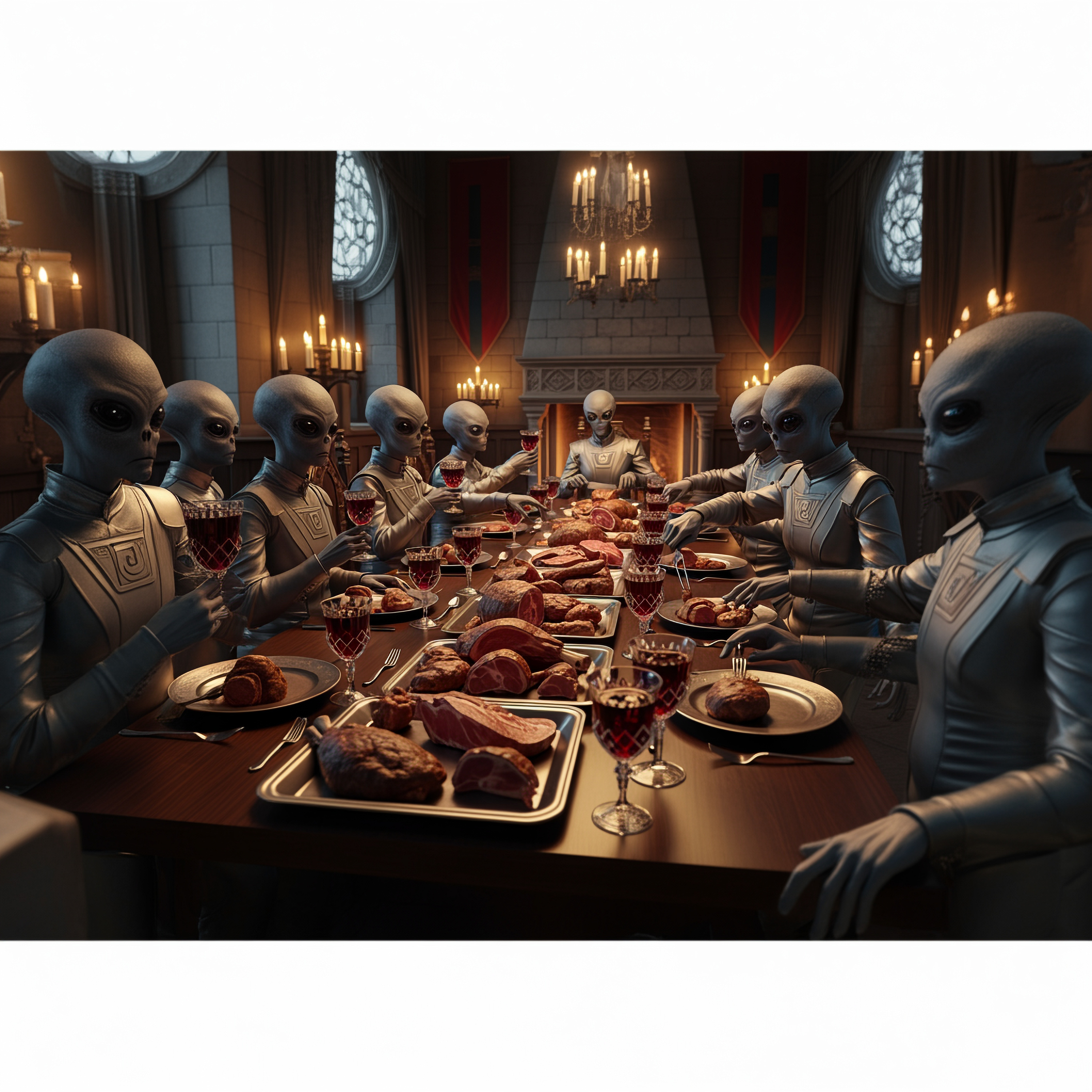 ETs Could Be Here for Food - and WE Might Be on the Menu