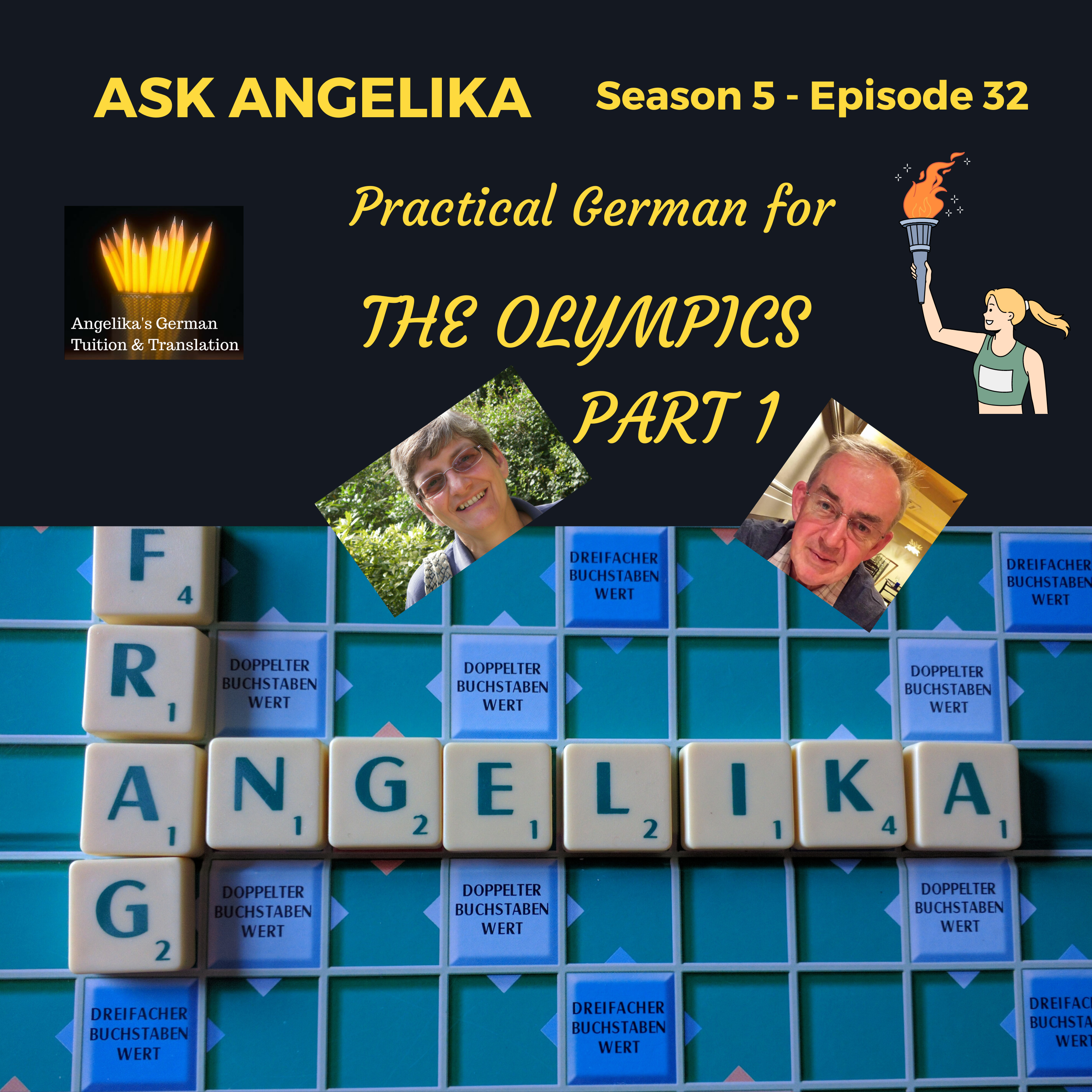Ask Angelika Season 5 Episode 32 - Practical German for the Olympics, part 1