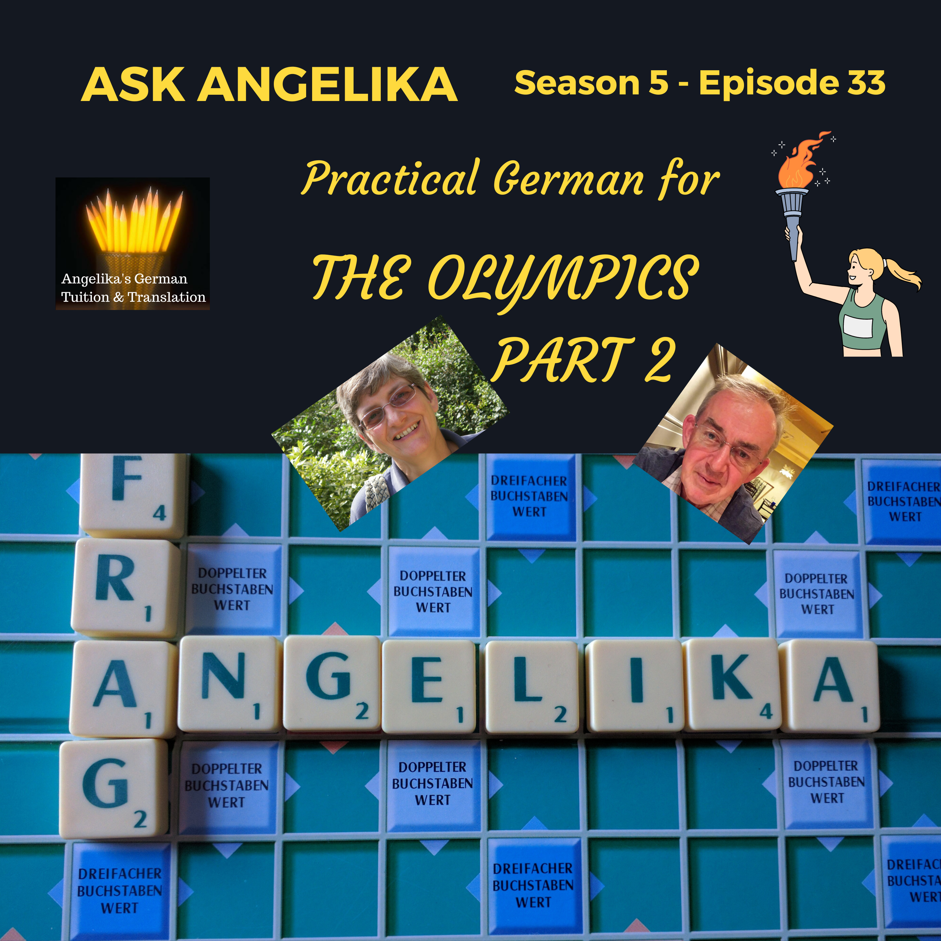 Ask Angelika Season 5 Episode 33 - Practical German for the Olympics, part 2