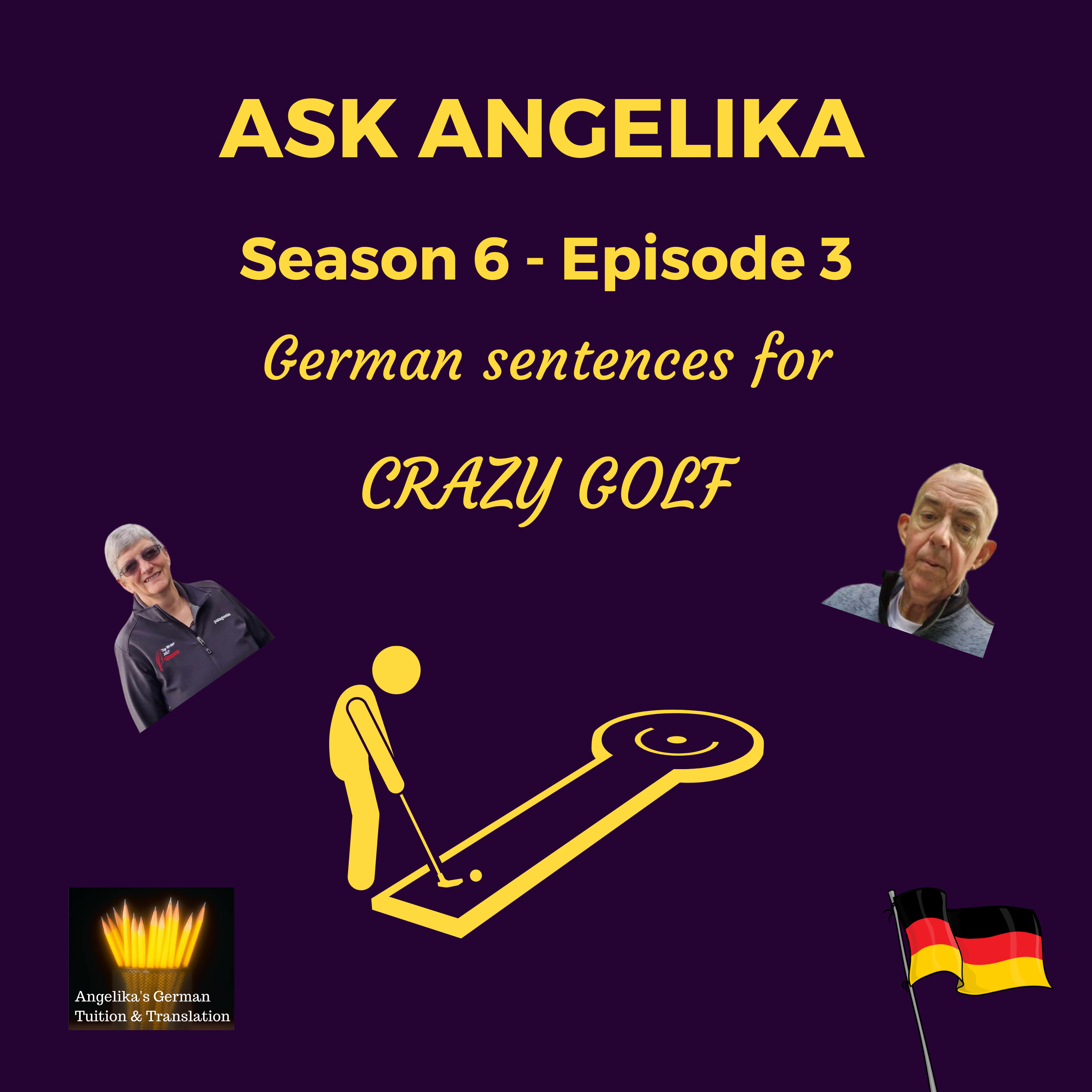 Ask Angelika Season 6 Episode 3 - German sentences for Crazy Golf