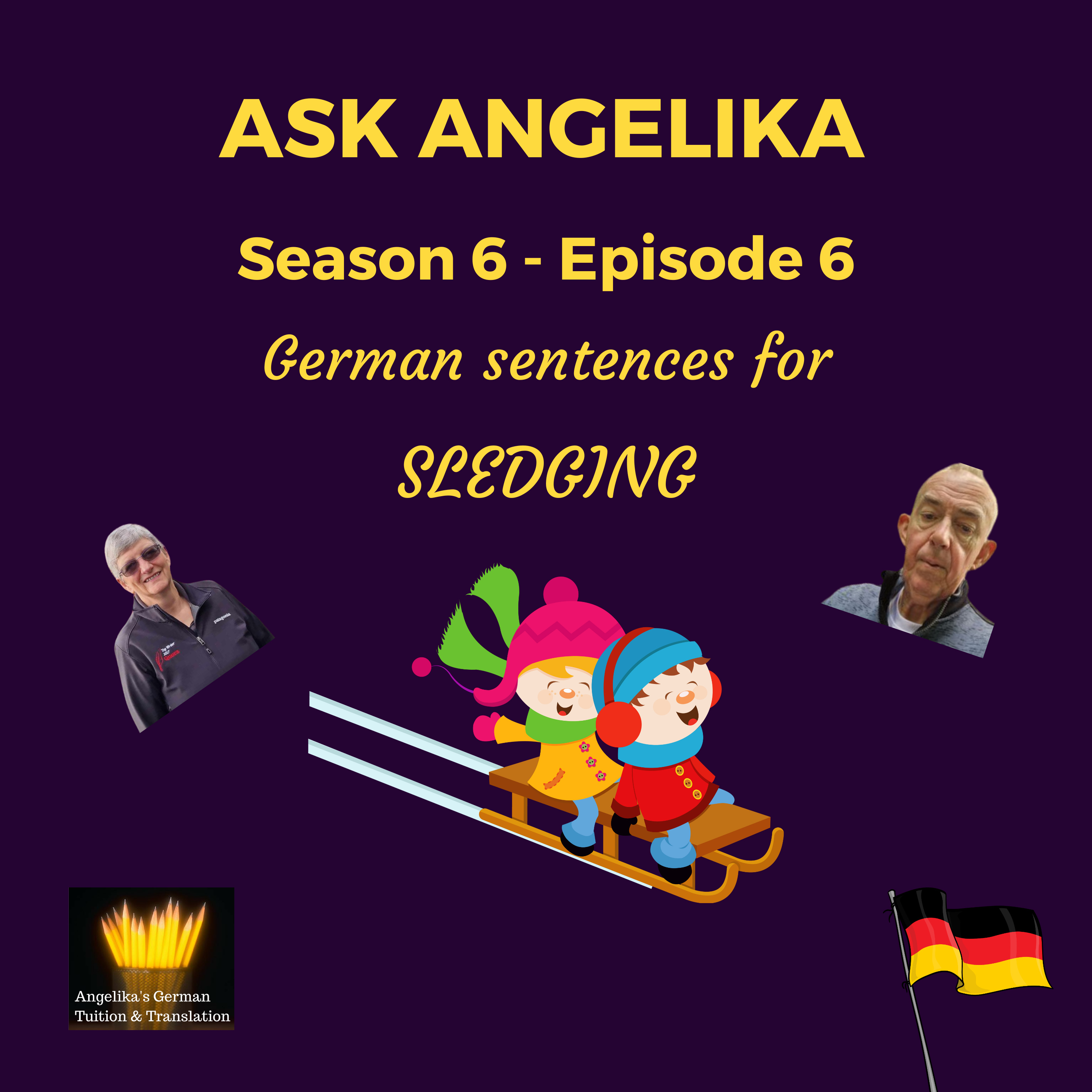Ask Angelika Season 6 Episode 6 - German sentences for sledging