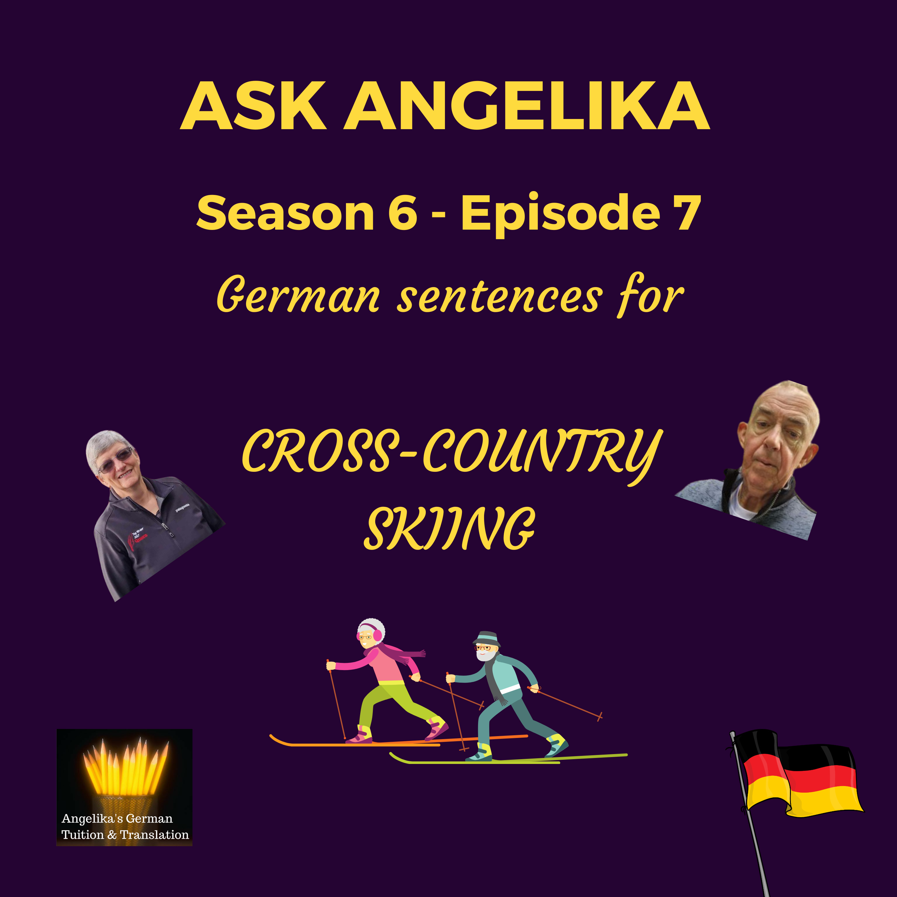 Ask Angelika Season 6 Episode 7 - German sentences for Cross-Country Skiing